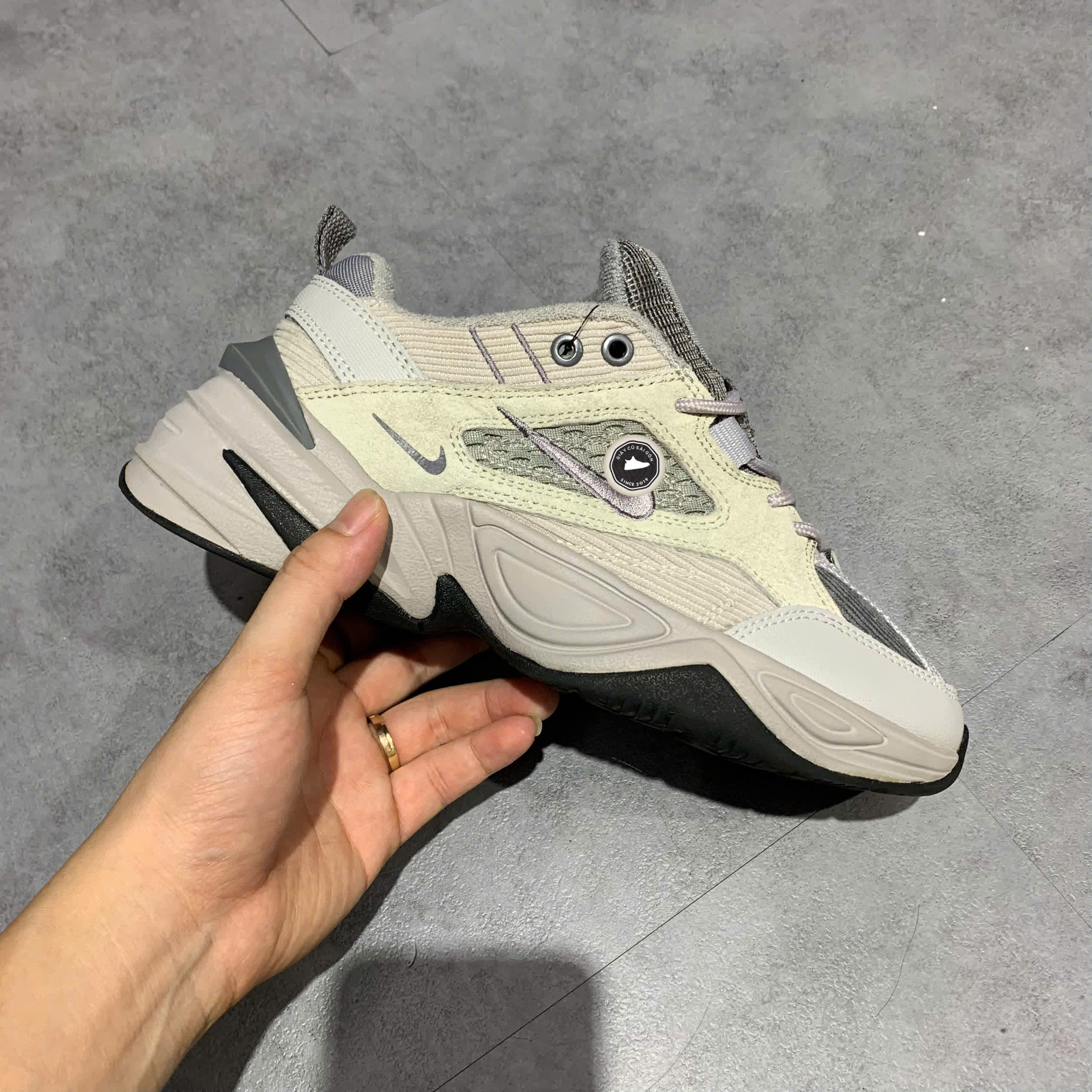 NIKE M2K TEKNO 'ATMOSPHERE GREY' BV0074-001 SIZE 39 – GIÀY 2HAND CHÍNH HÃNG