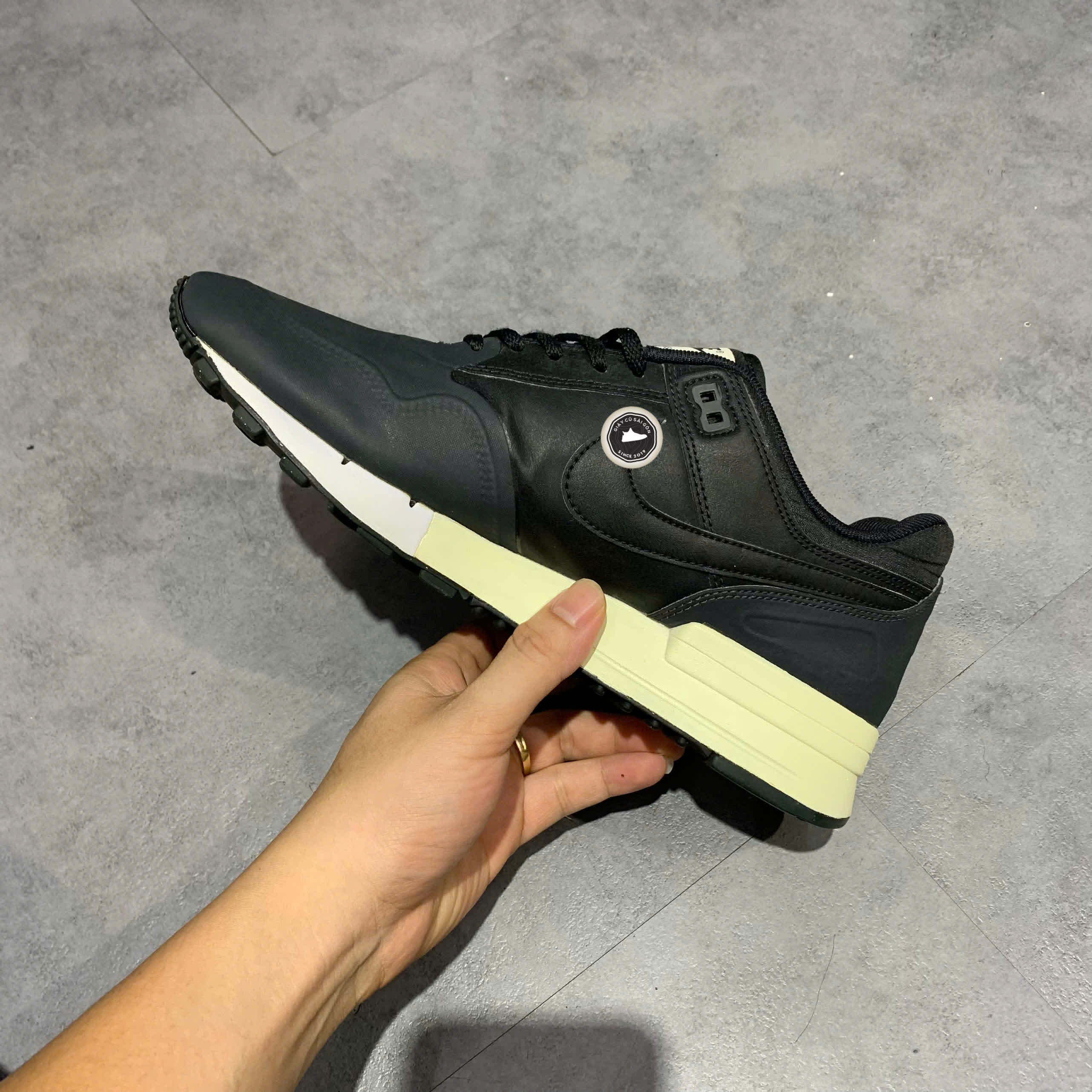 NIKE AIR PEGASUS '89 PREMIUM SE 'BLACK/ANTHRACITE' 857935-001 SIZE 41 – GIÀY 2HAND CHÍNH HÃNG