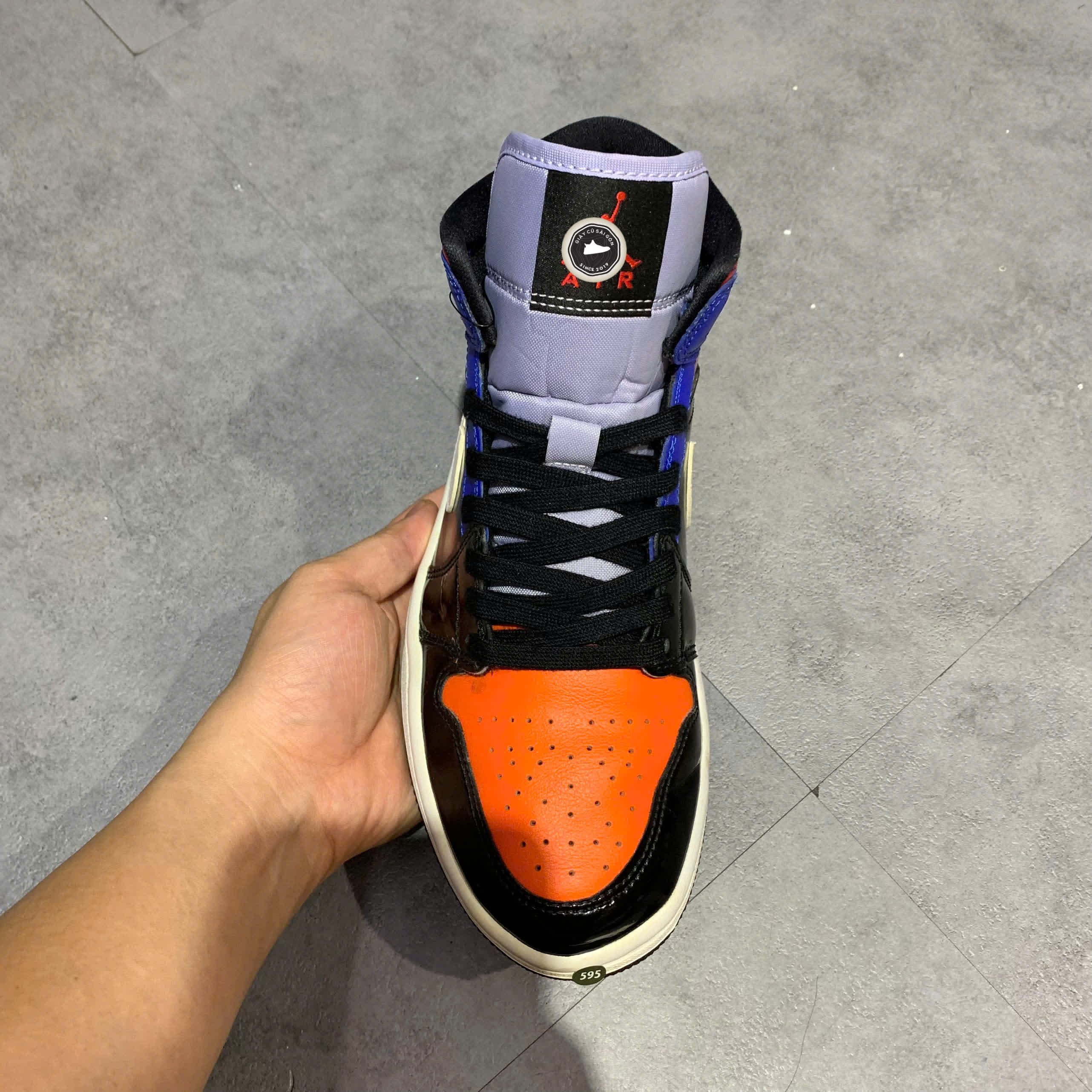 AIR JORDAN 1 MID SE 'MULTI PATENT' CV5276-001 SIZE 38 – GIÀY 2HAND CHÍNH HÃNG
