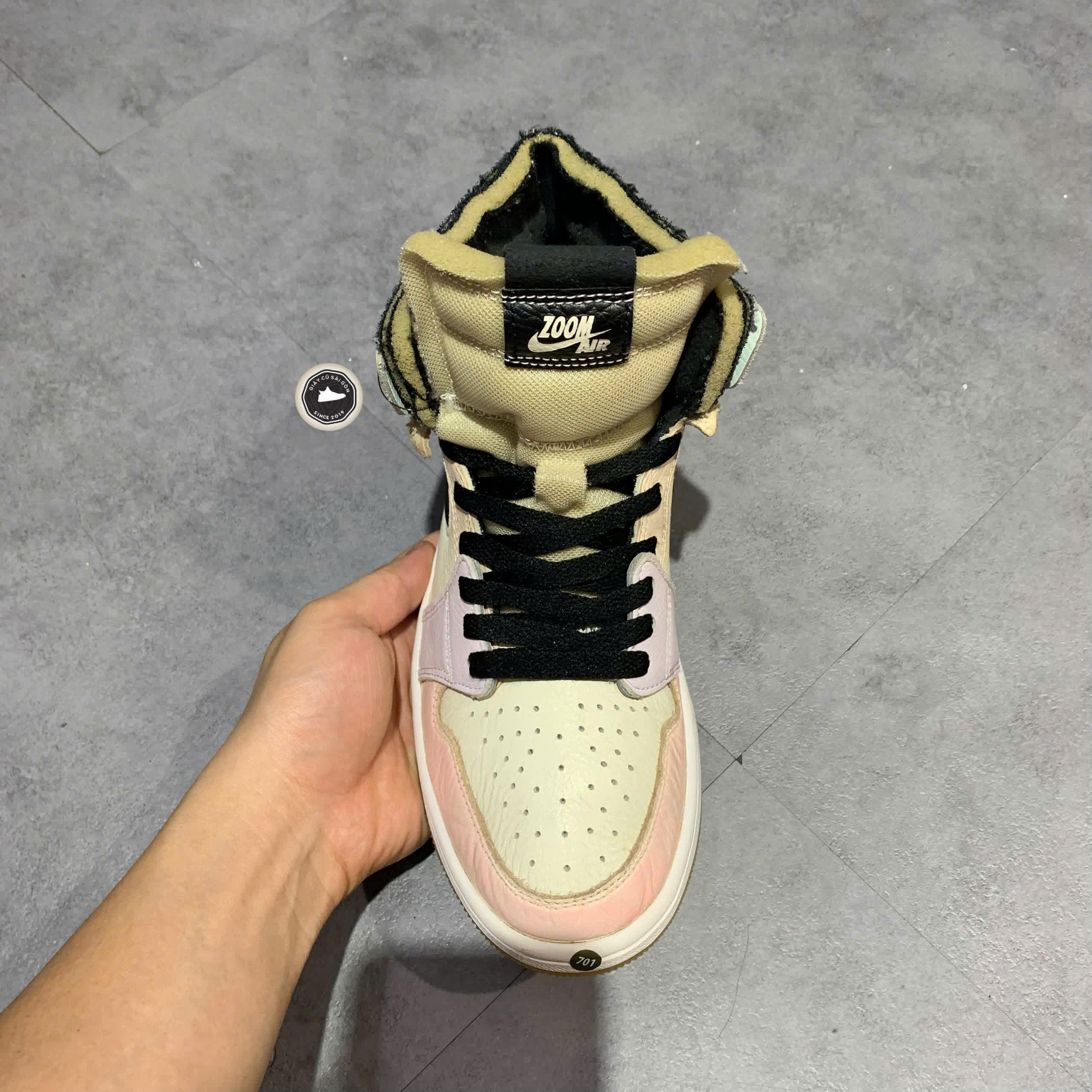AIR JORDAN 1 HIGH ZOOM CMFT 'EASTER' CT0979-101 SIZE 38 – GIÀY 2HAND CHÍNH HÃNG