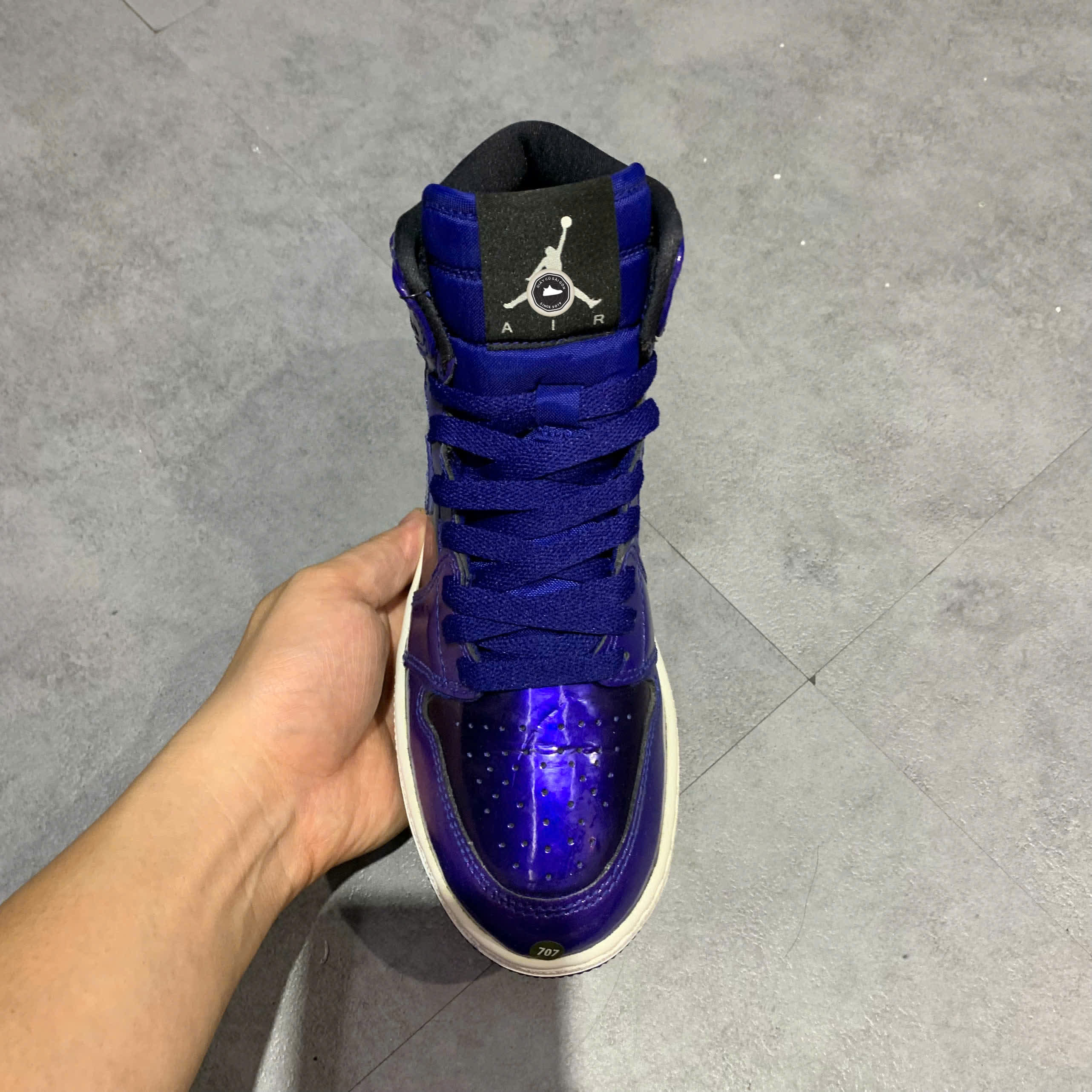 AIR JORDAN 1 RETRO HIGH BG 'DEEP ROYAL BLUE' 705300-420 SIZE 36 GIÀY 2HAND CHÍNH HÃNG
