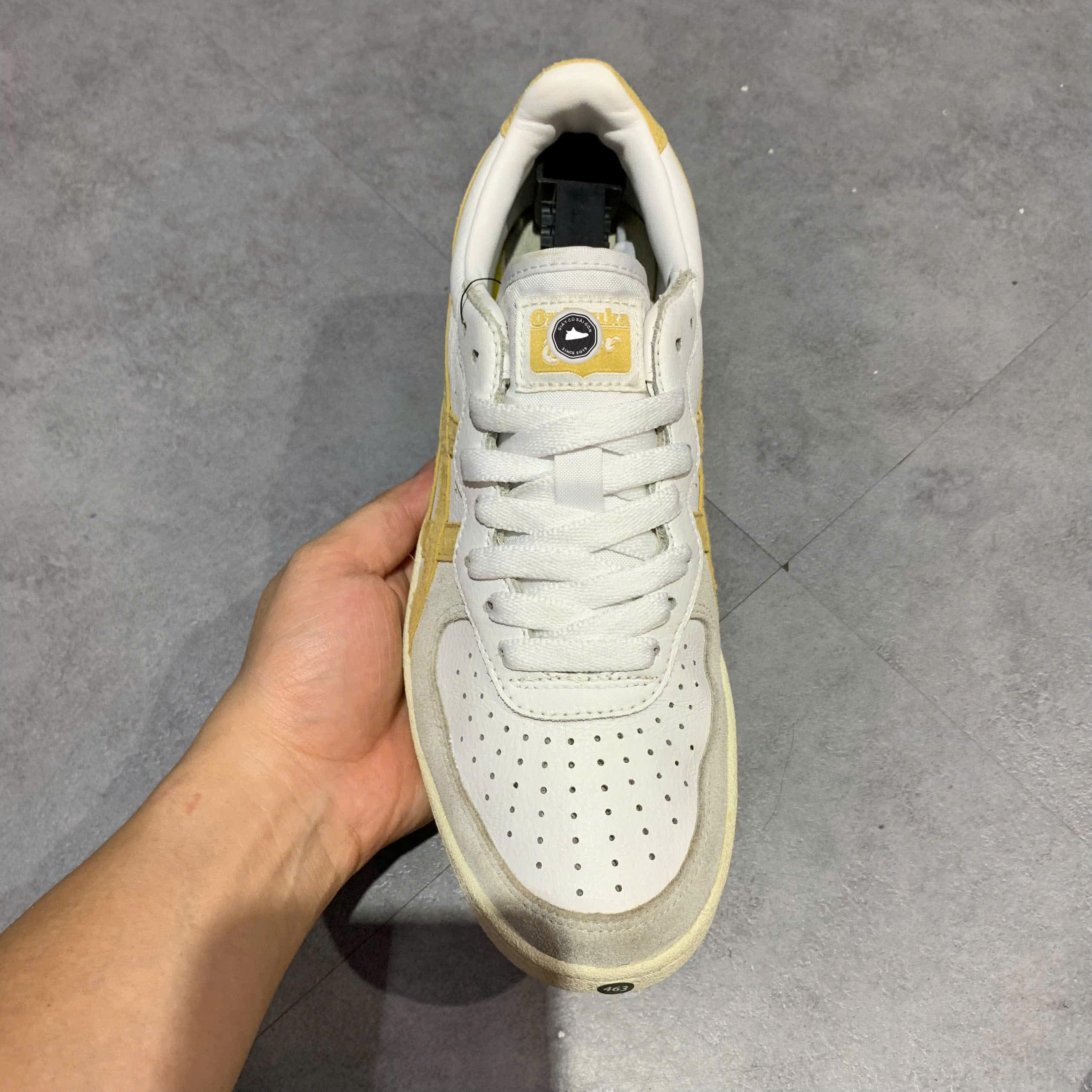 ONITSUKA TIGER GSM 1183A353-106 SIZE 39.5 GIÀY 2HAND CHÍNH HÃNG