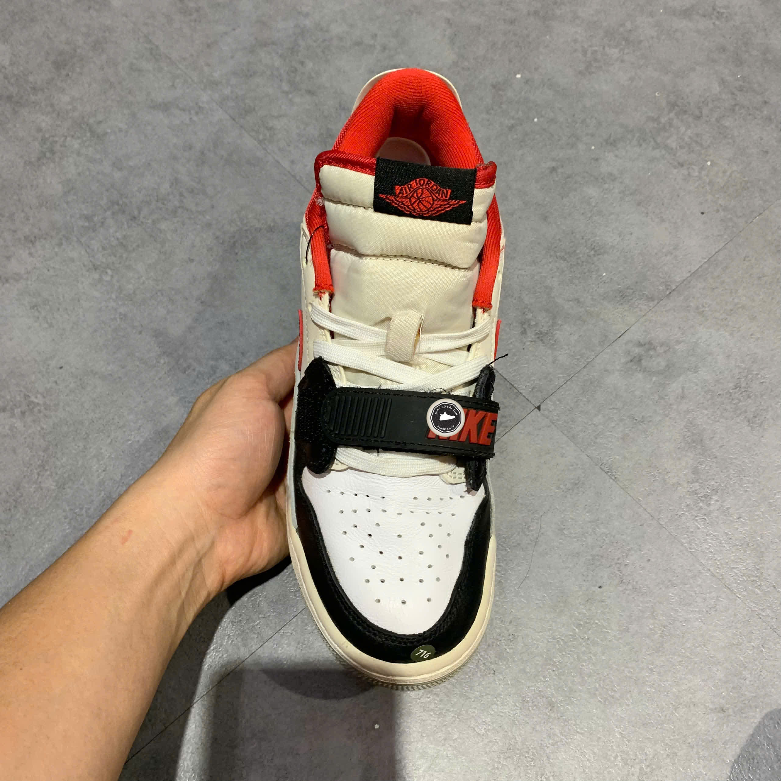 AIR JORDAN LEGACY 312 LOW 'FIRE RED' CD9054-160 SIZE 38.5 GIÀY 2HAND CHÍNH HÃNG