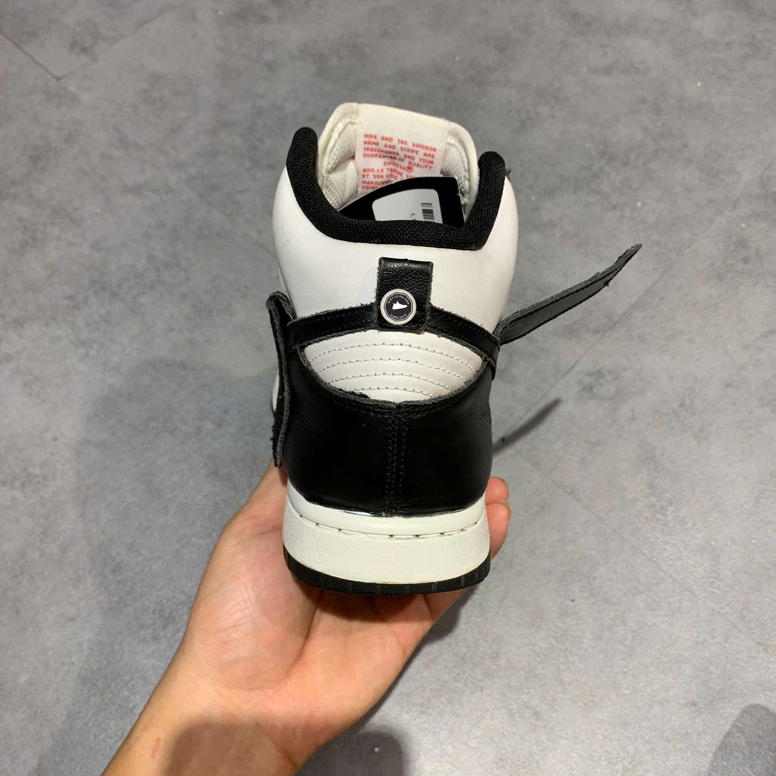 NIKE DUNK HIGH 'PANDA' DD1869-103 SIZE 39 GIÀY 2HAND CHÍNH HÃNG