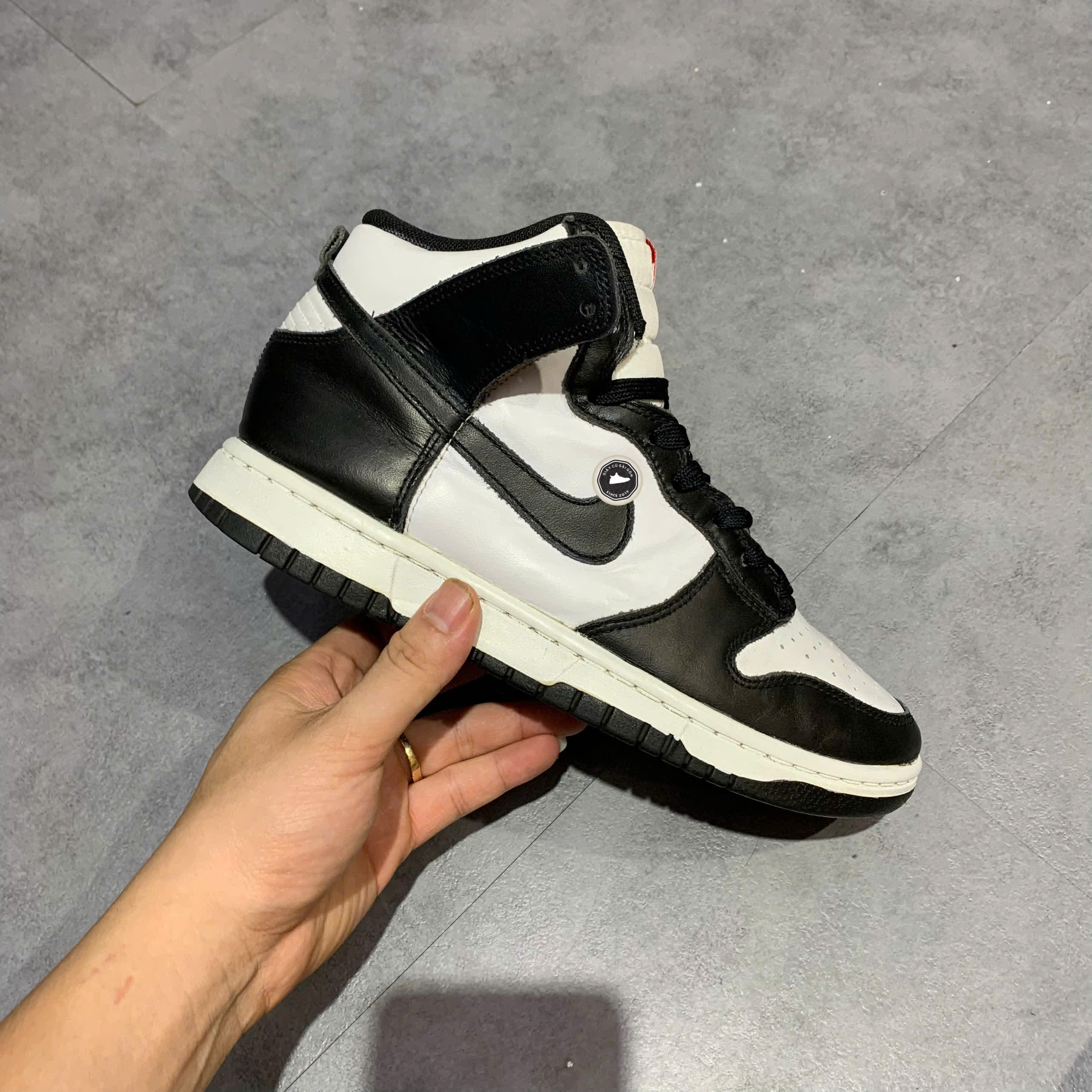 NIKE DUNK HIGH 'PANDA' DD1869-103 SIZE 39 GIÀY 2HAND CHÍNH HÃNG