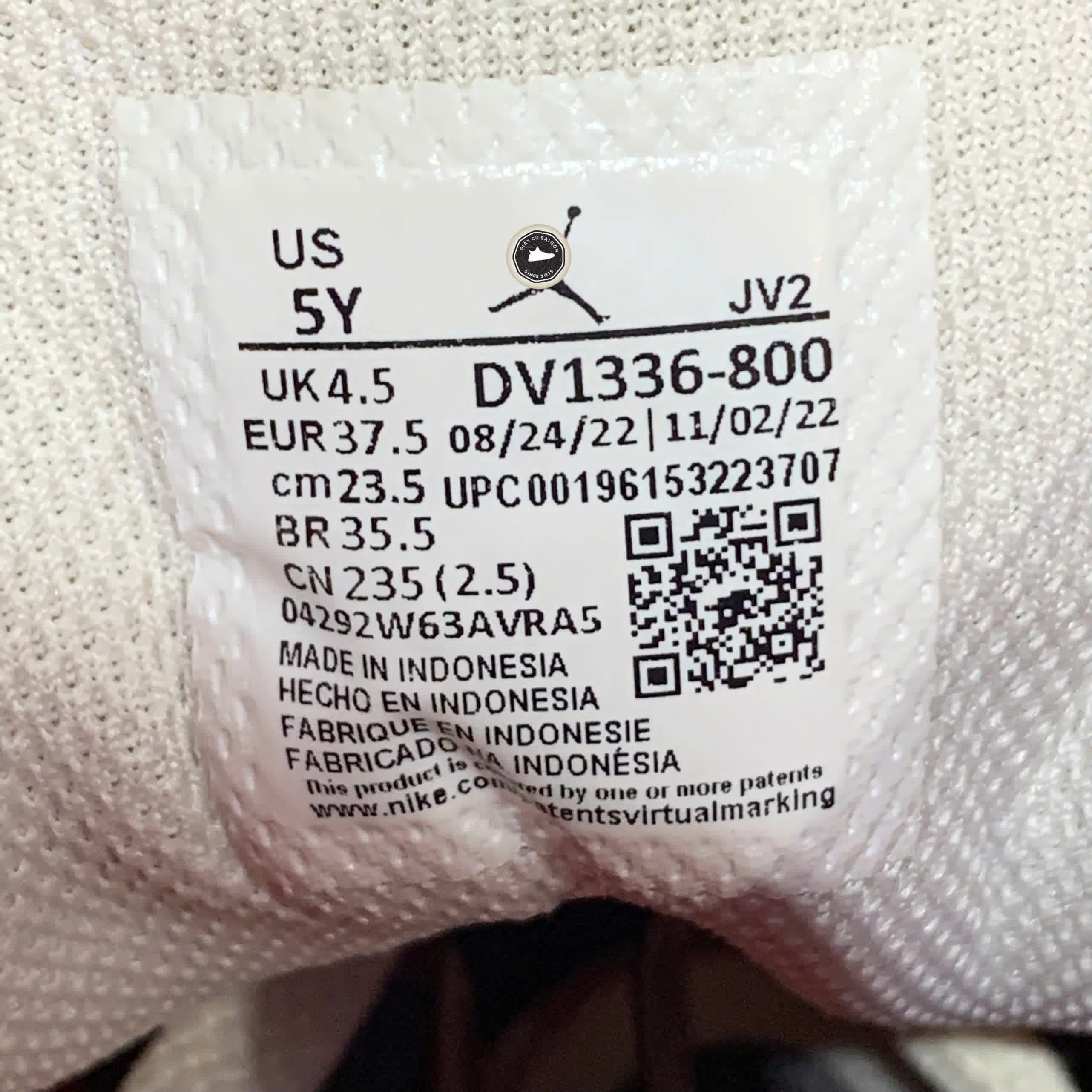 NIKE AIR JORDAN 1 MID SE GS “TAXI ORANGE” - DV1336 800 SIZE 37.5 GIÀY 2HAND CHÍNH HÃNG