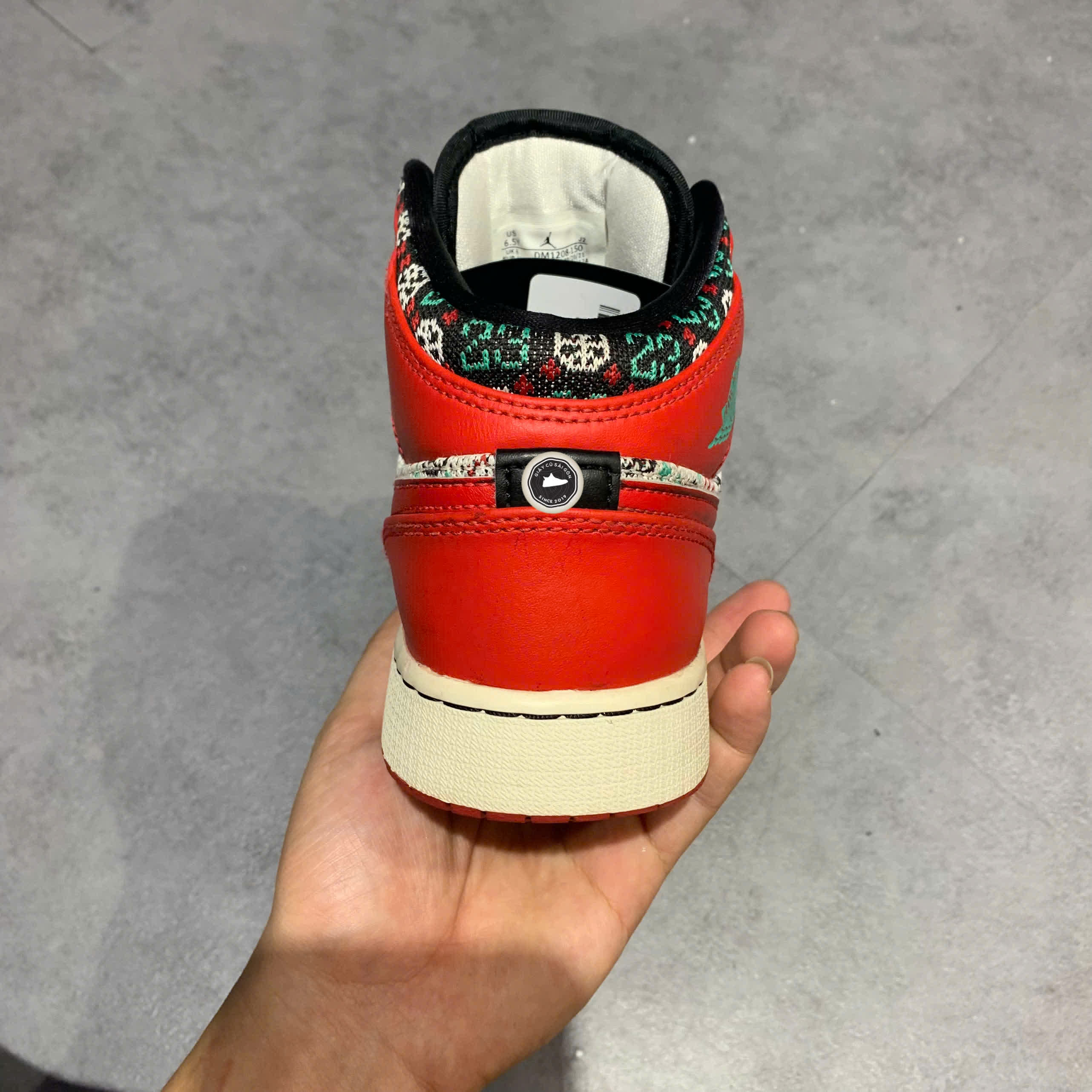 NIKE AIR JORDAN 1 MID SE “WHITE BLACK MULTI-COLOR” - DM1208 150 SIZE 39 GIÀY 2HAND CHÍNH HÃNG