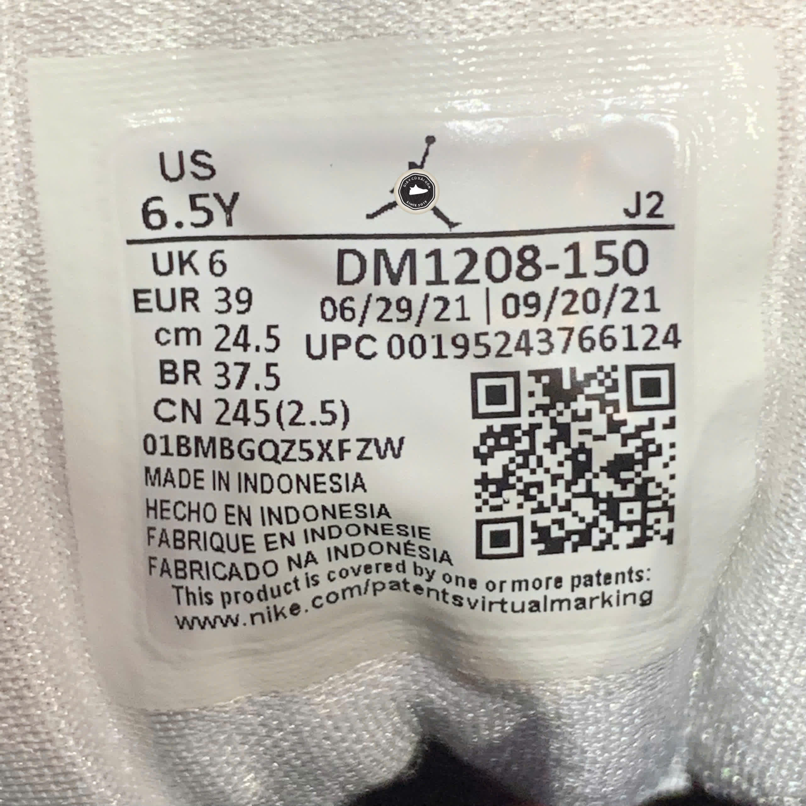 NIKE AIR JORDAN 1 MID SE “WHITE BLACK MULTI-COLOR” - DM1208 150 SIZE 39 GIÀY 2HAND CHÍNH HÃNG