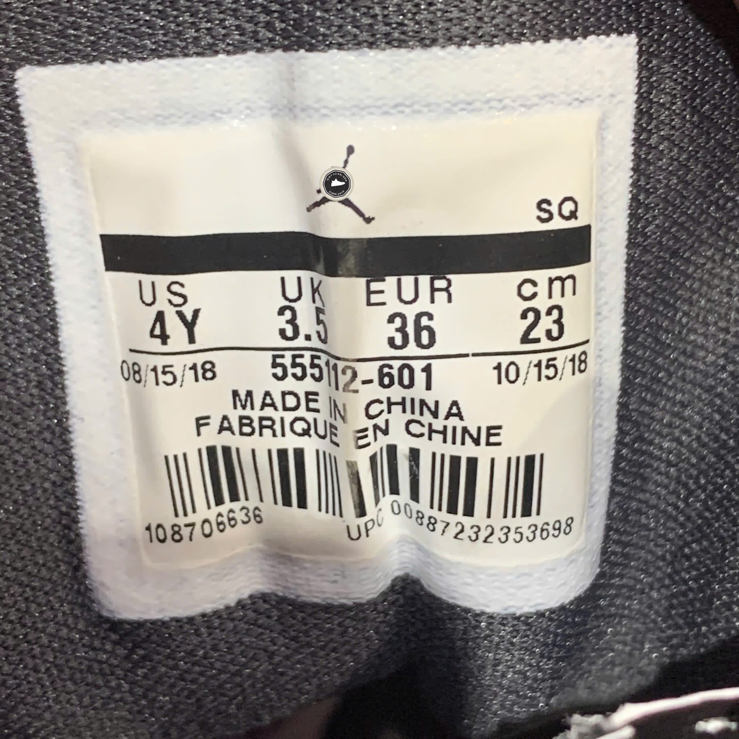 AIR JORDAN 1 MID 'PINK FOAM' 555112-601 SIZE 36 GIÀY 2HAND CHÍNH HÃNG