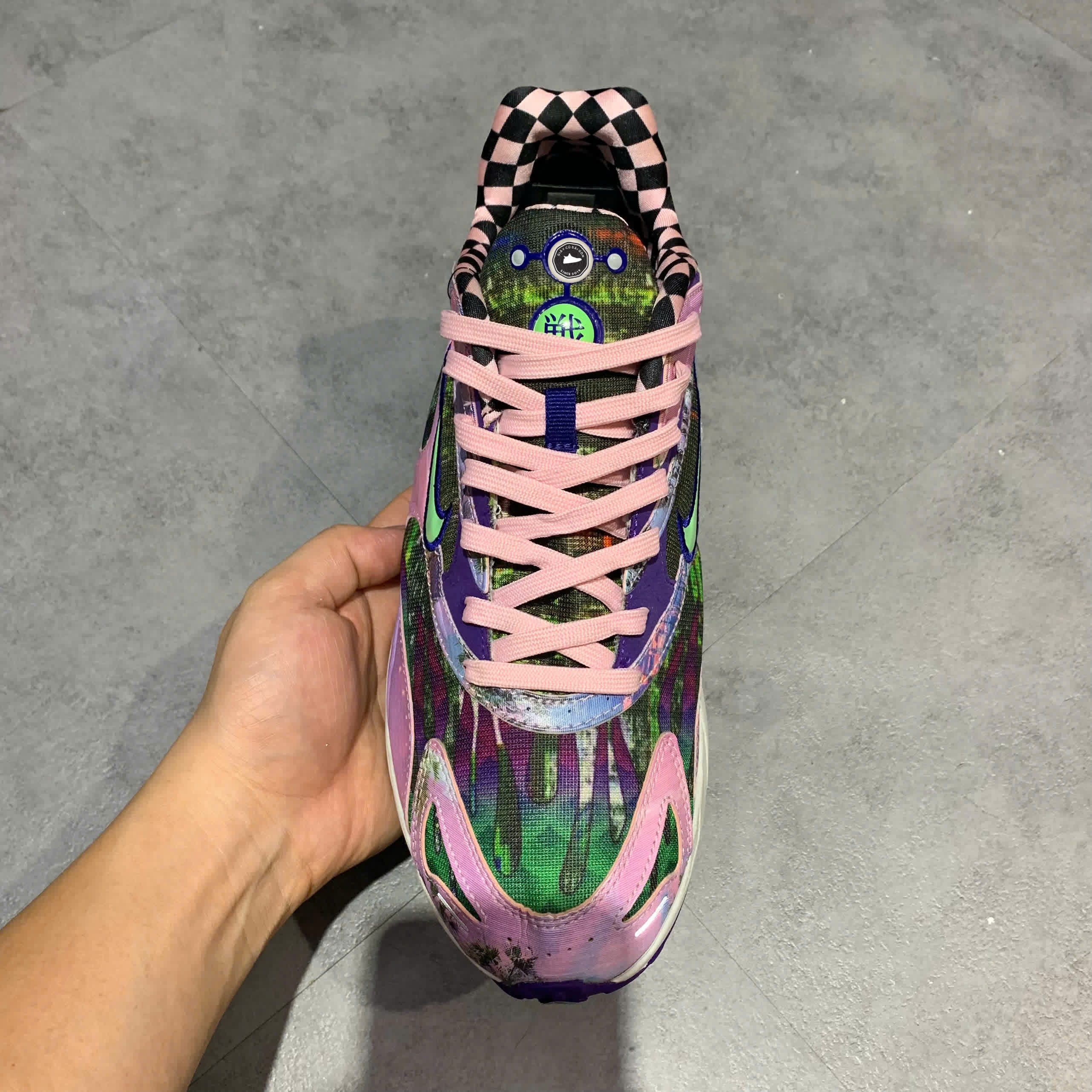 NIKE ZOOM STREAK SPECTRUM PLUS PRM 'COURT PURPLE' AR1533-500 SIZE 42 GIÀY 2HAND CHÍNH HÃNG