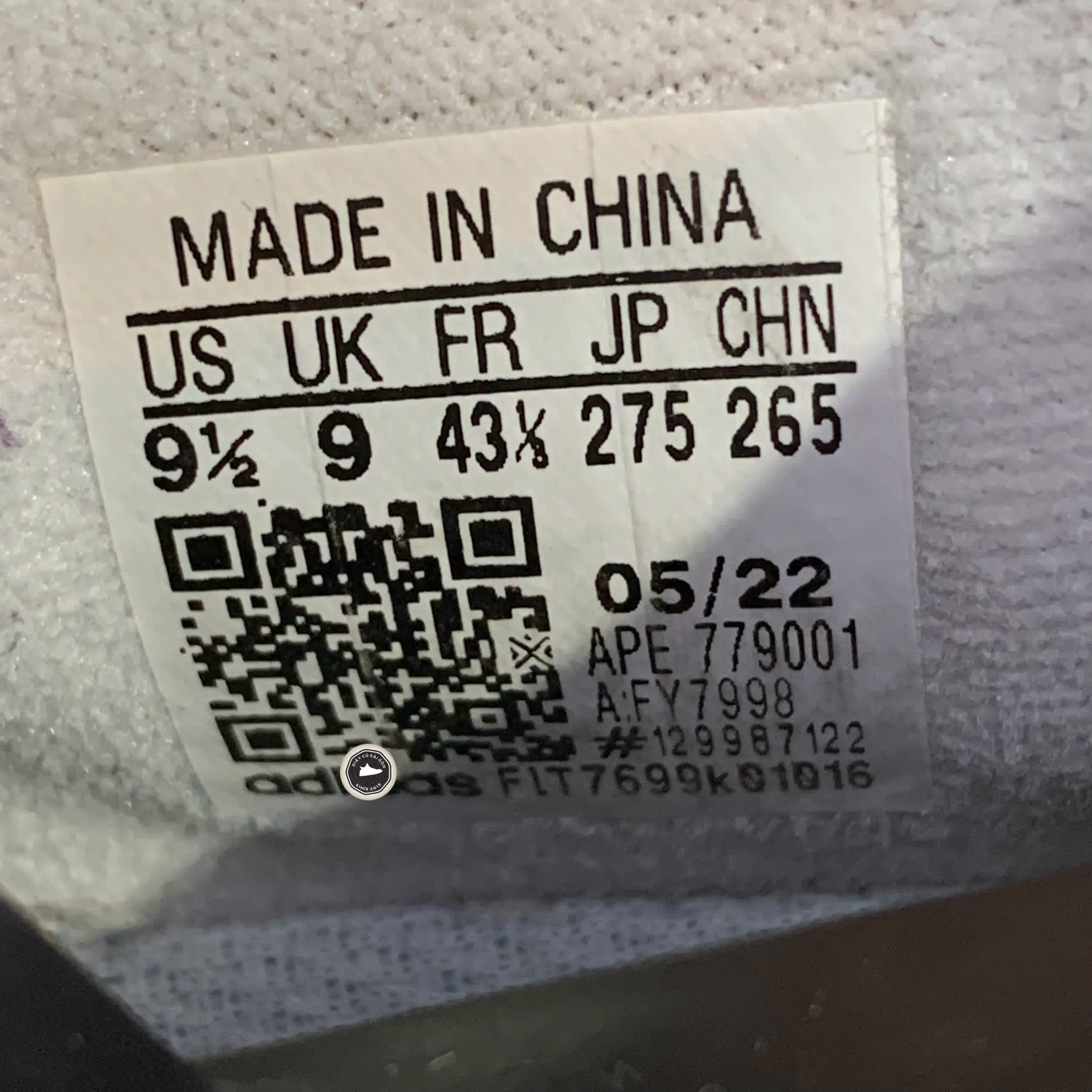 ADIDAS FORUM 84 LOW ADV 'WHITE GUM' FY7998 SIZE 43 1/3 GIÀY 2HAND CHÍNH HÃNG