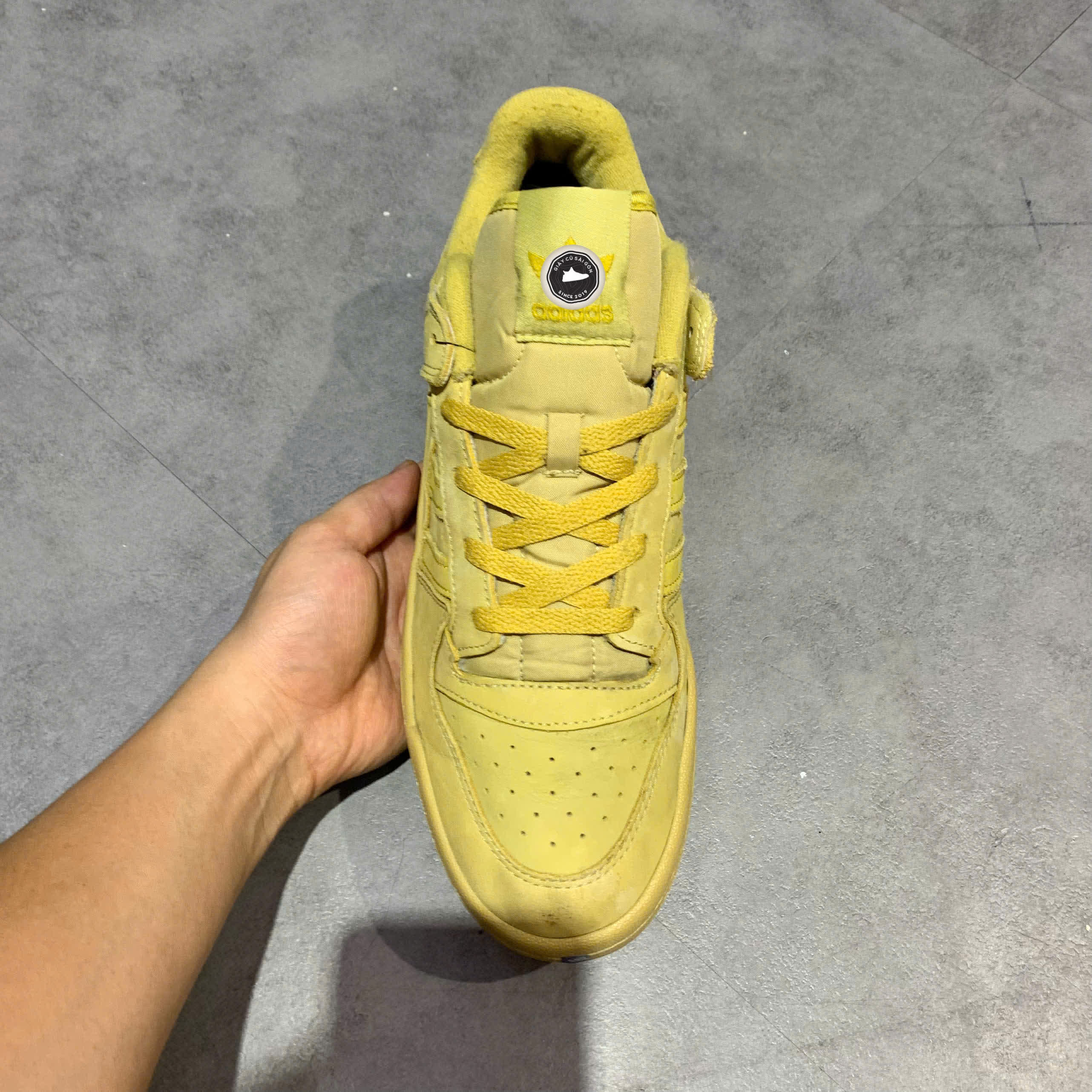 ADIDAS FORUM LOW ’WHEAT’ ID0991 SIZE 44 2/3 GIÀY 2HAND CHÍNH HÃNG