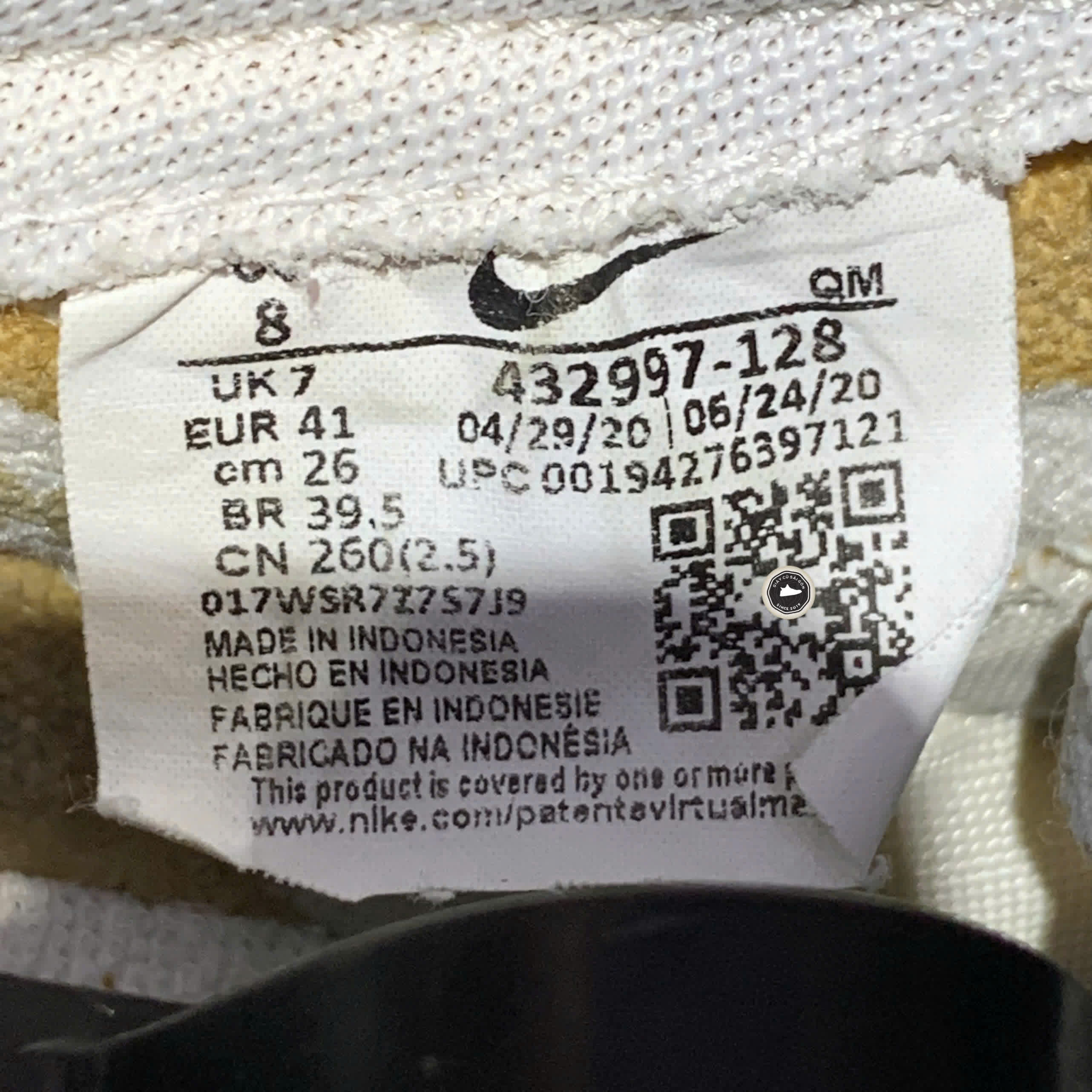 NIKE KILLSHOT 2 LEATHER 'SAIL/GUM' 432997-128 SIZE 41 – GIÀY 2HAND CHÍNH HÃNG