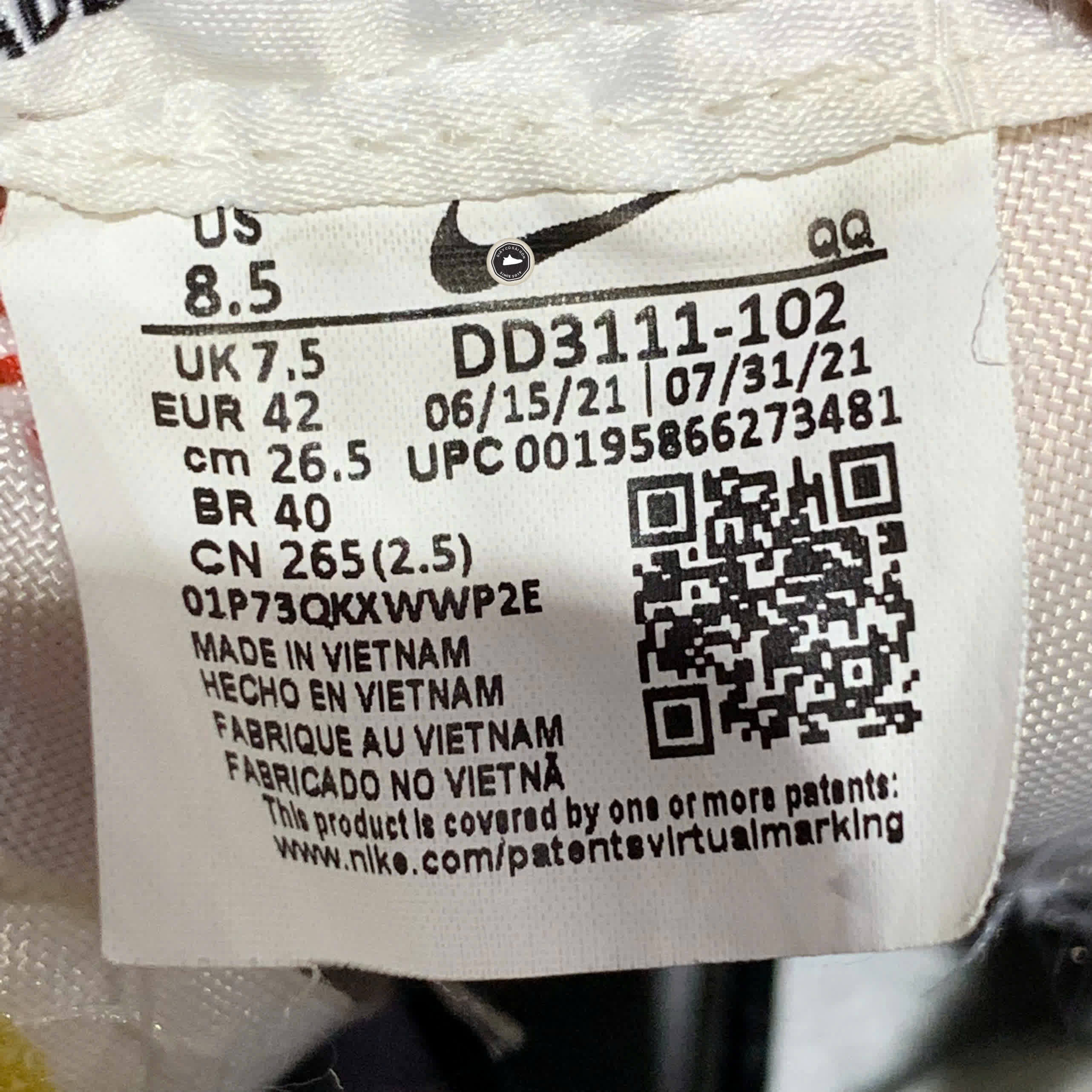 NIKE BLAZER MID '77 JUMBO DD3111-102 SIZE 42 – GIÀY 2HAND CHÍNH HÃNG