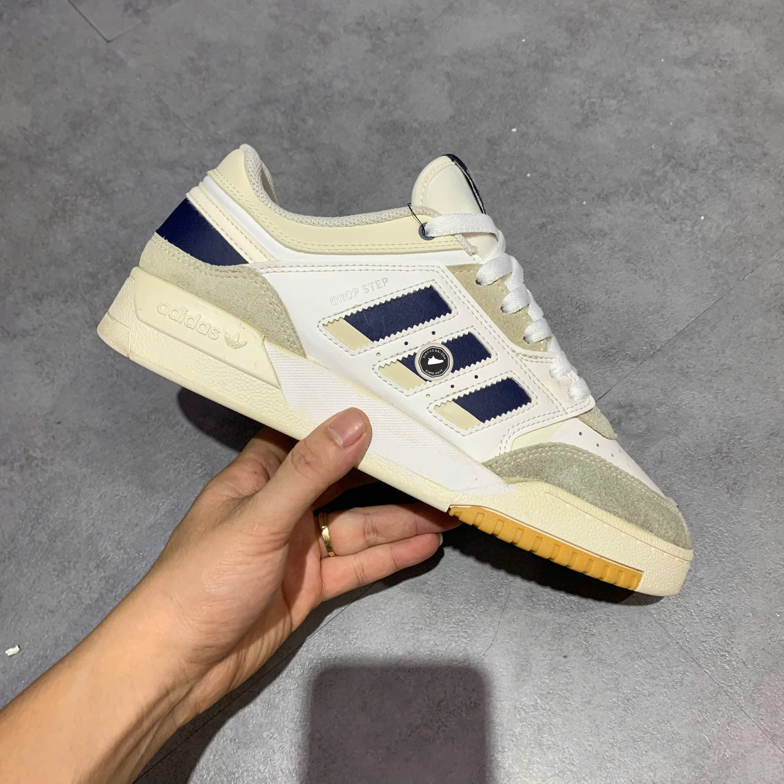 ADIDAS APE ADIPRENE 'BLUE WHITE' 779001 SIZE 42 GIÀY 2HAND CHÍNH HÃNG