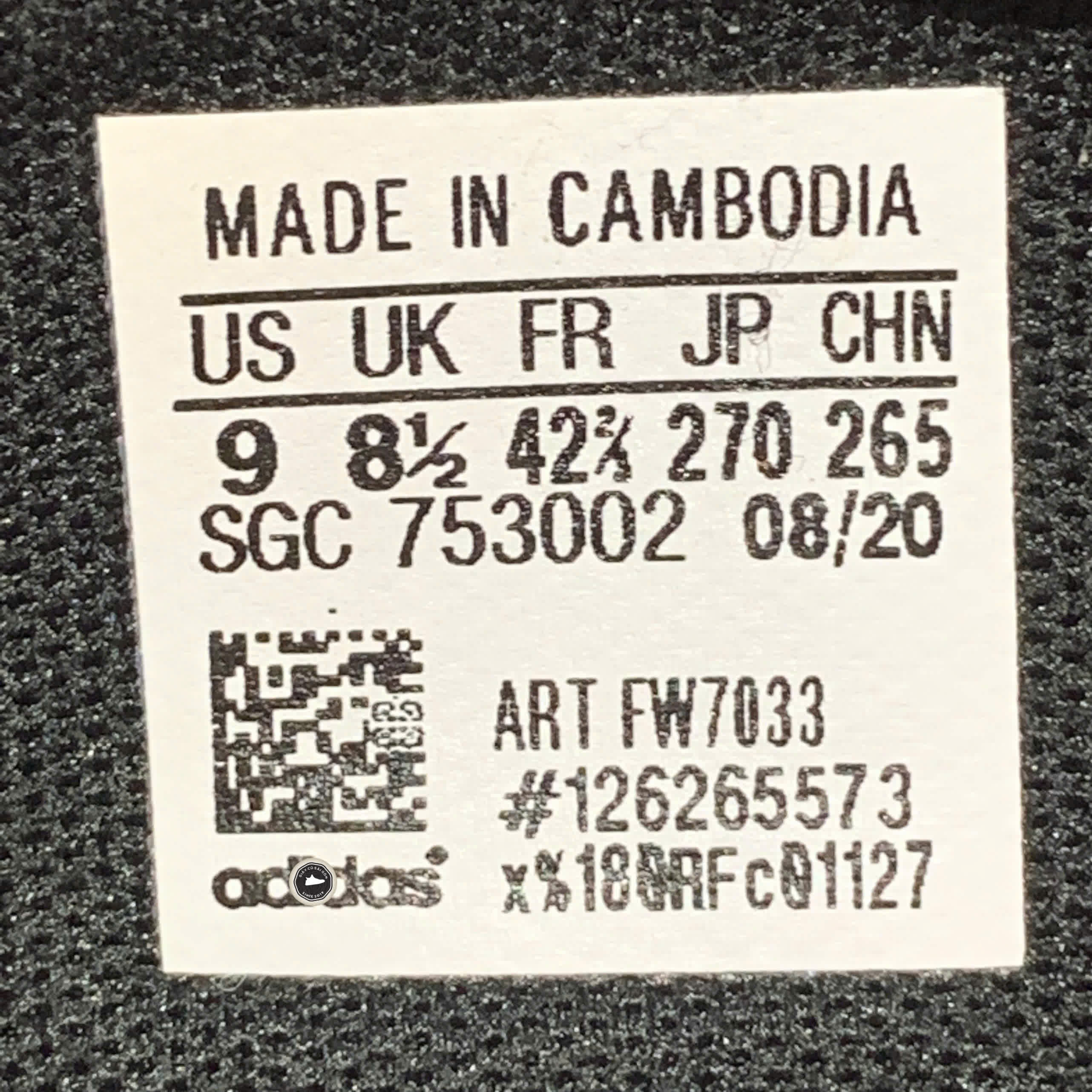 ADIDAS DAILY 3.0 ‘CORE BLACK CLOUD WHITE CORE BLACK’ FW7033 SIZE 42 2/3 GIÀY 2HAND CHÍNH HÃNG