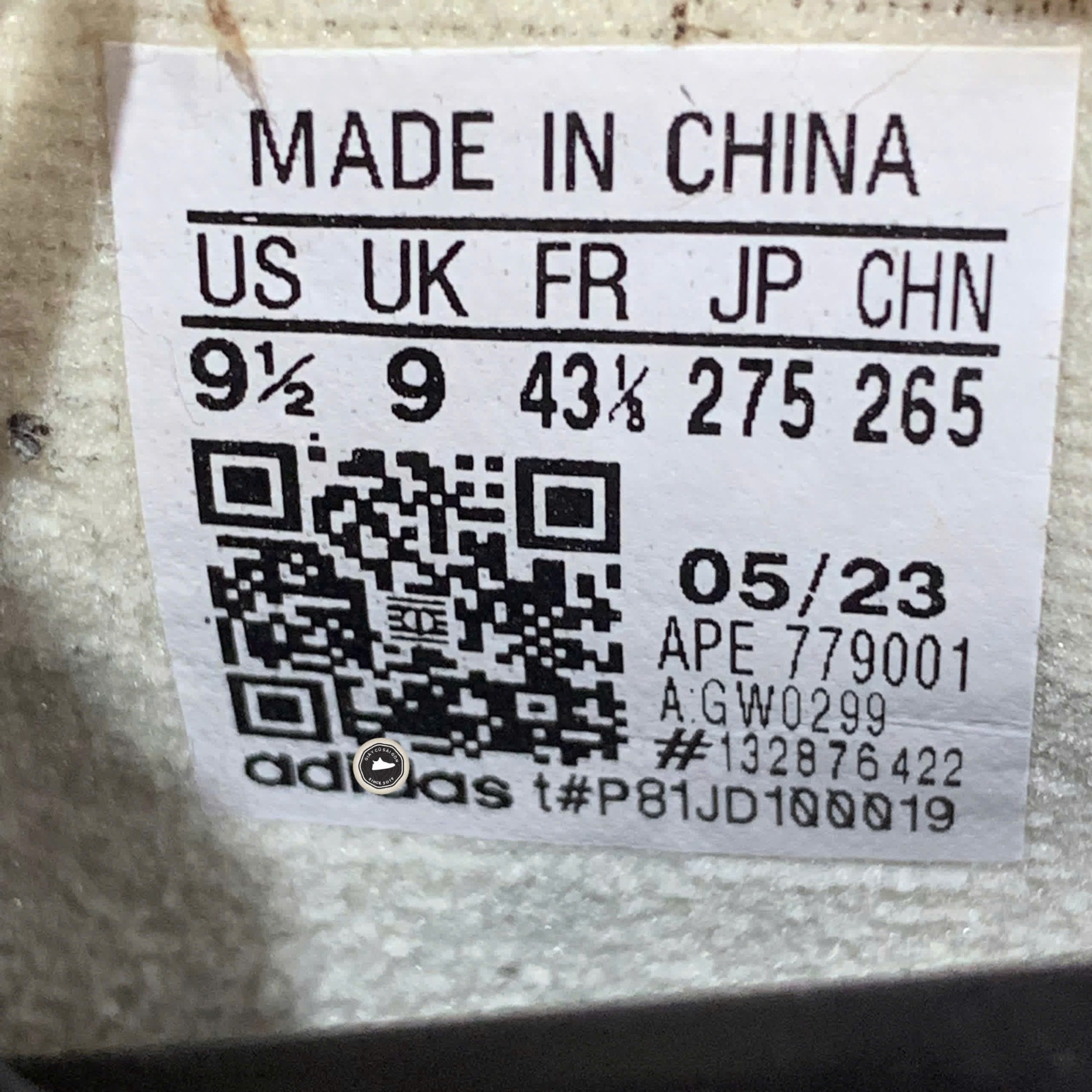ADIDAS FORUM 84 LOW 'OFF WHITE' GW0299 SIZE 43 1/3 – GIÀY 2HAND CHÍNH HÃNG
