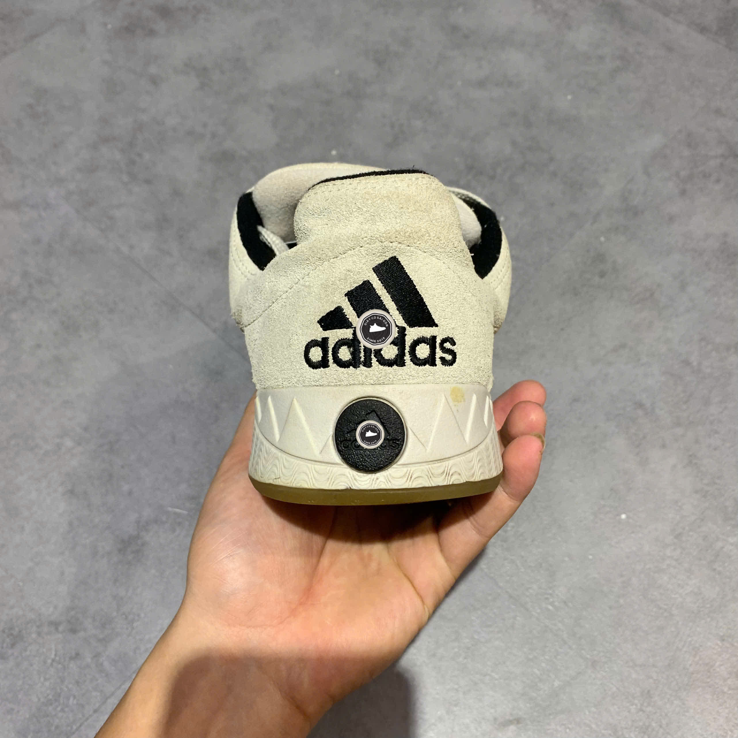 ADIDAS ADIMATIC 'GREY BLACK' GY2091 SIZE 44 GIÀY 2HAND