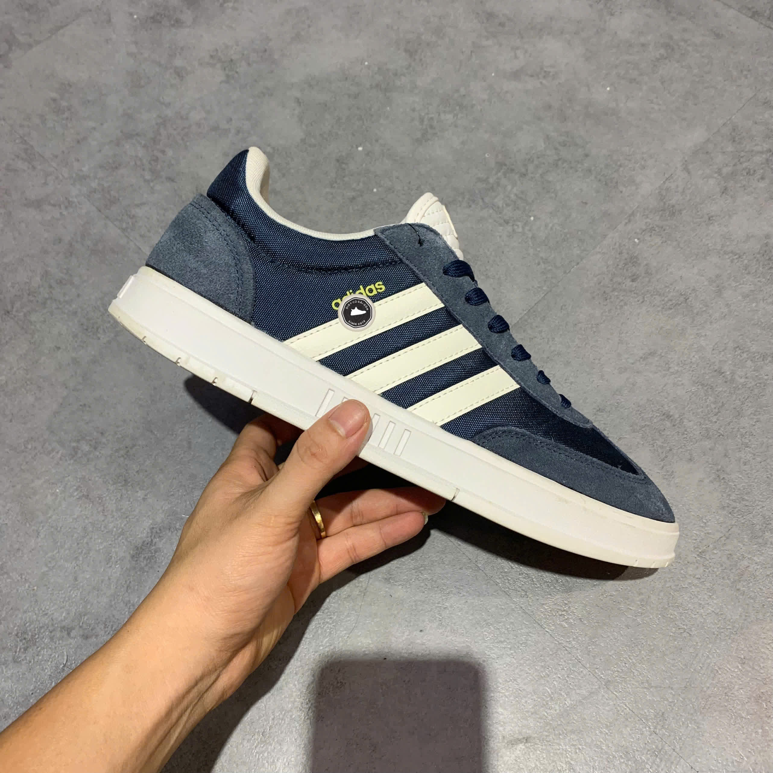 ADIDAS NEO GRADAS 'BLUE WHITE' FZ1052 SIZE 43 1/3 GIÀY 2HAND