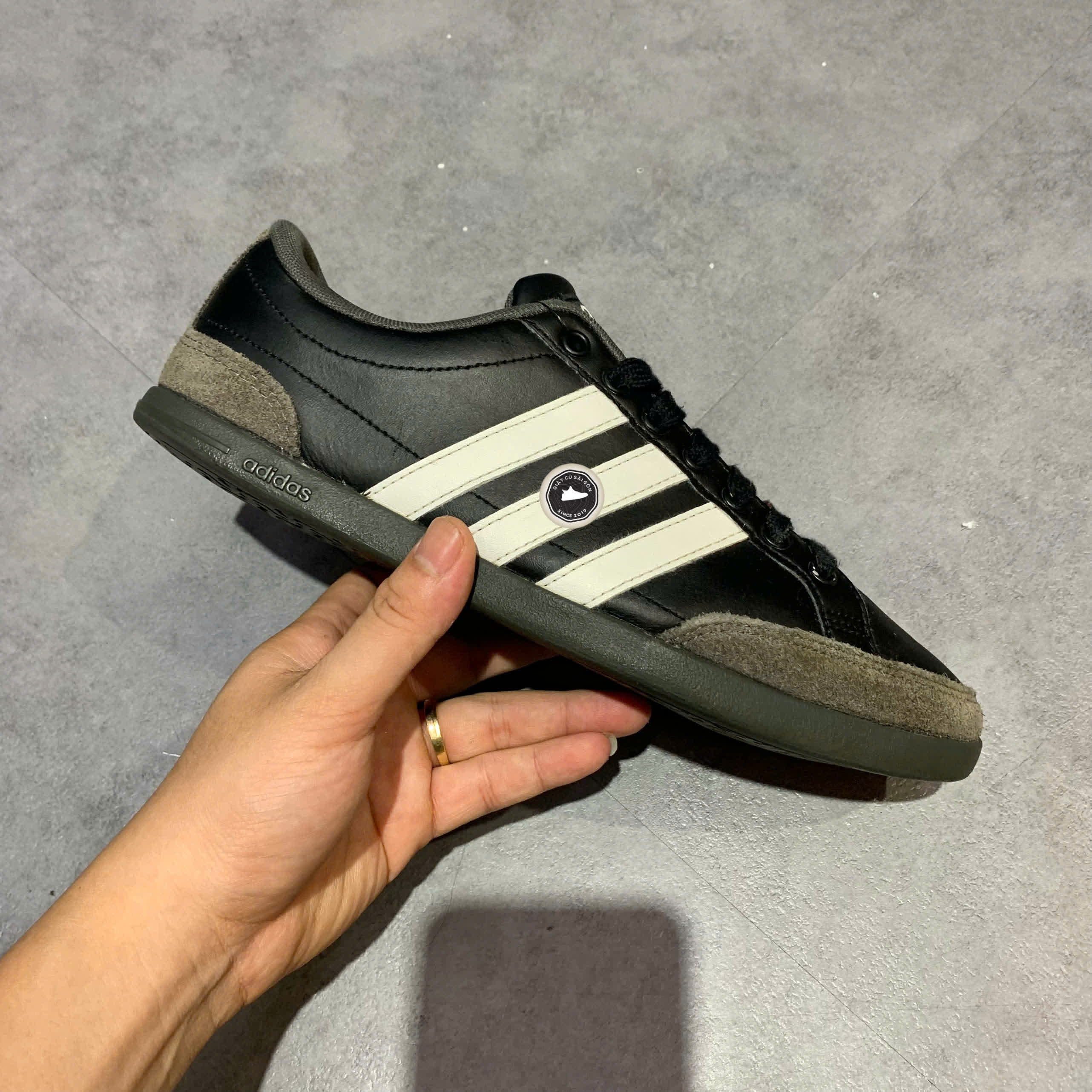 Cheap adidas neo caflaire black Best Sale