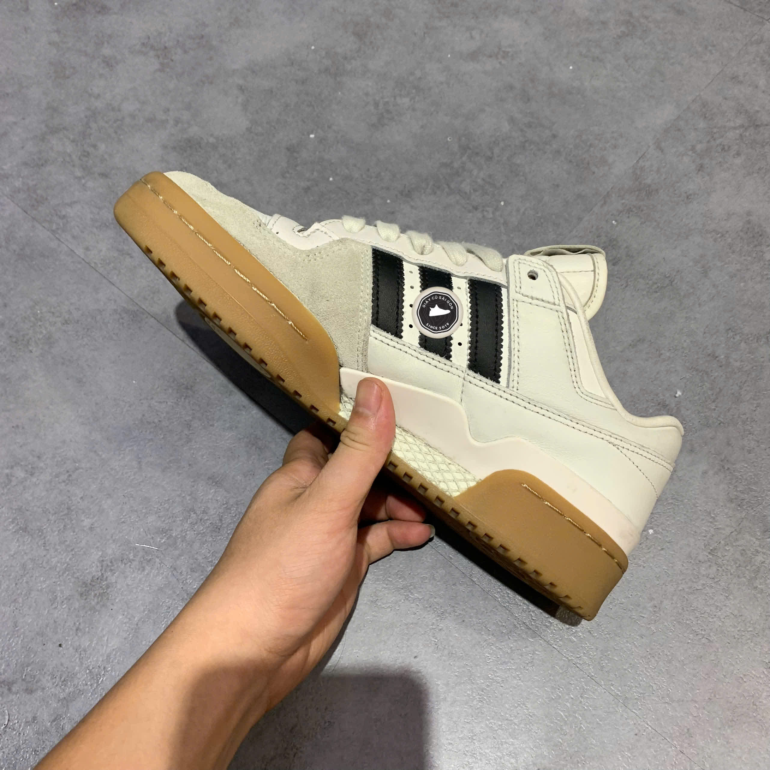ADIDAS FORUM MOD LOW IG376 SIZE 40 2/3 GIÀY 2HAND CHÍNH HÃNG