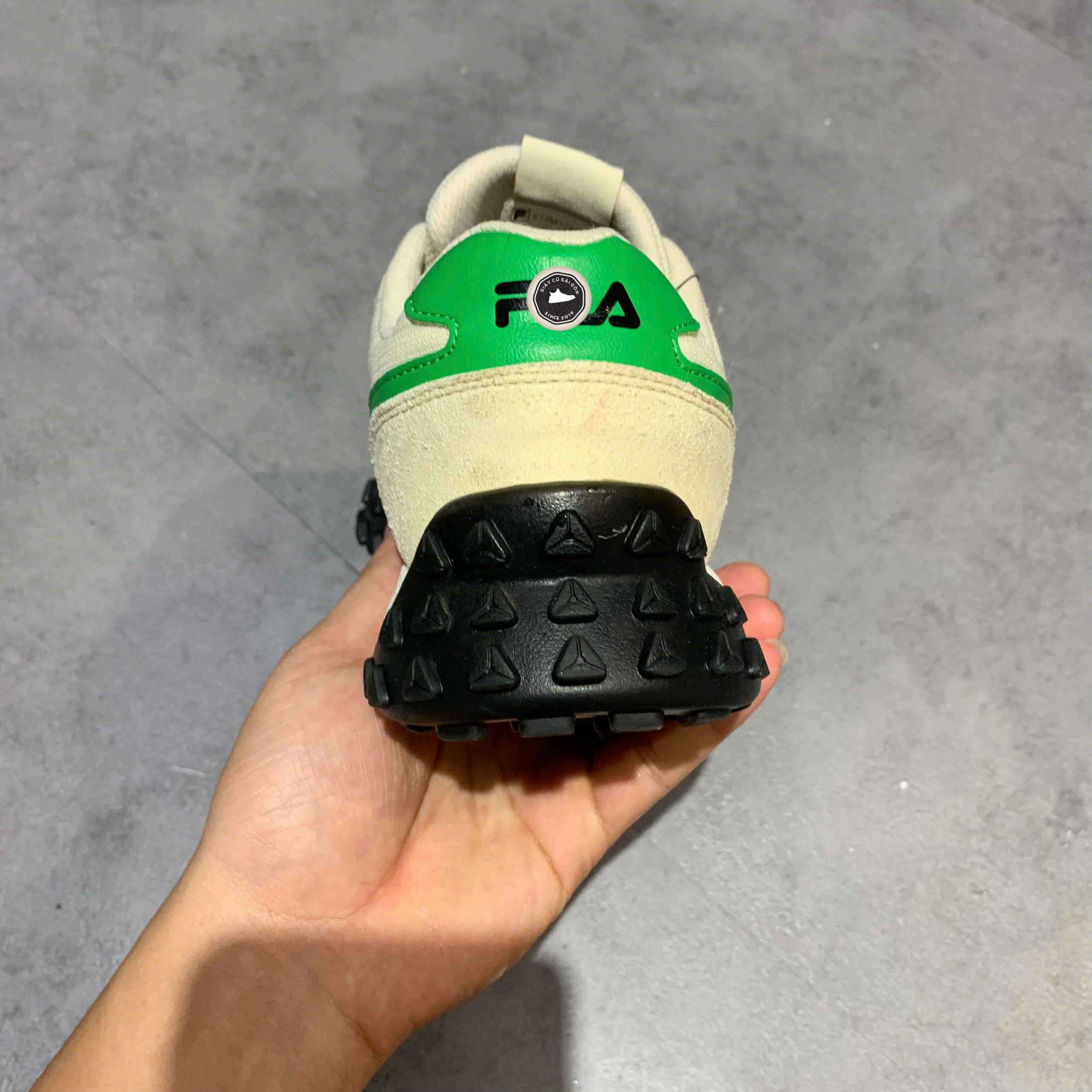 👟 FILA Pacer 'White Green' SIZE 40 GIÀY 2HAND CHÍNH HÃNG 