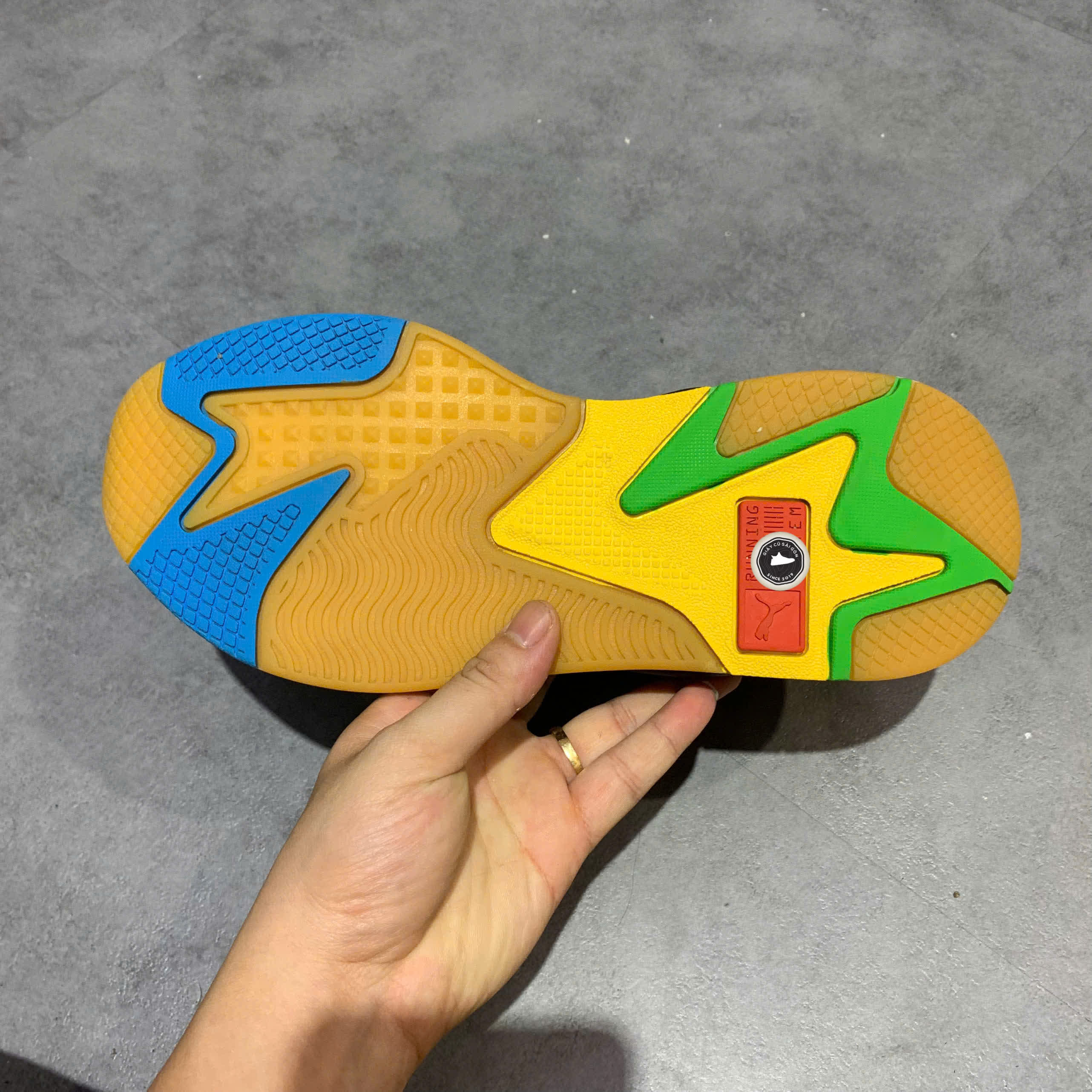 PUMA RS-X3 'Olympic' 373308-01 SIZE 40.5 GIÀY 2HAND CHÍNH HÃNG