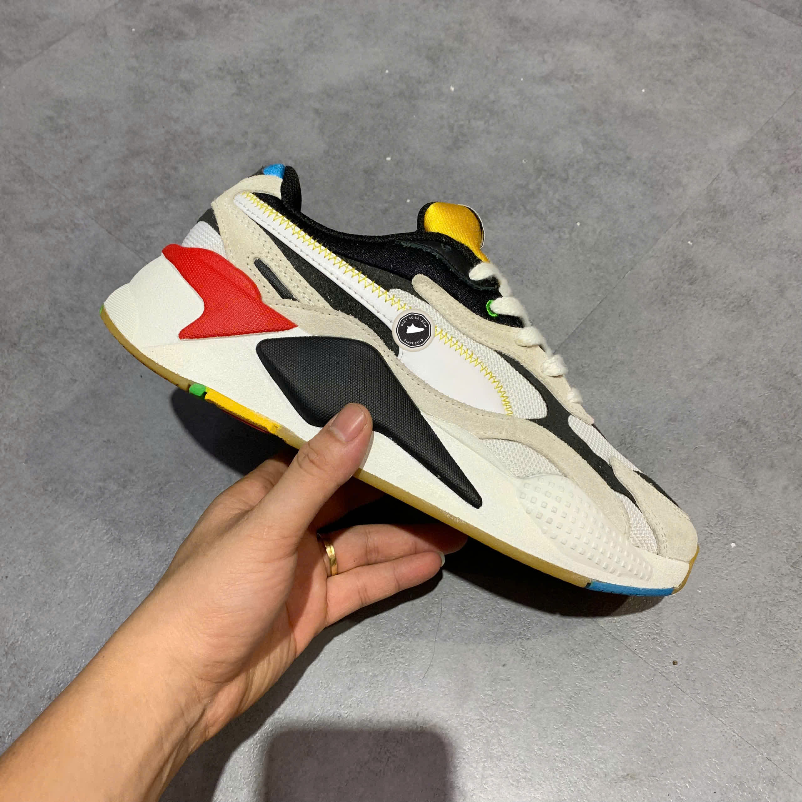 PUMA RS-X3 'Olympic' 373308-01 SIZE 40.5 GIÀY 2HAND CHÍNH HÃNG