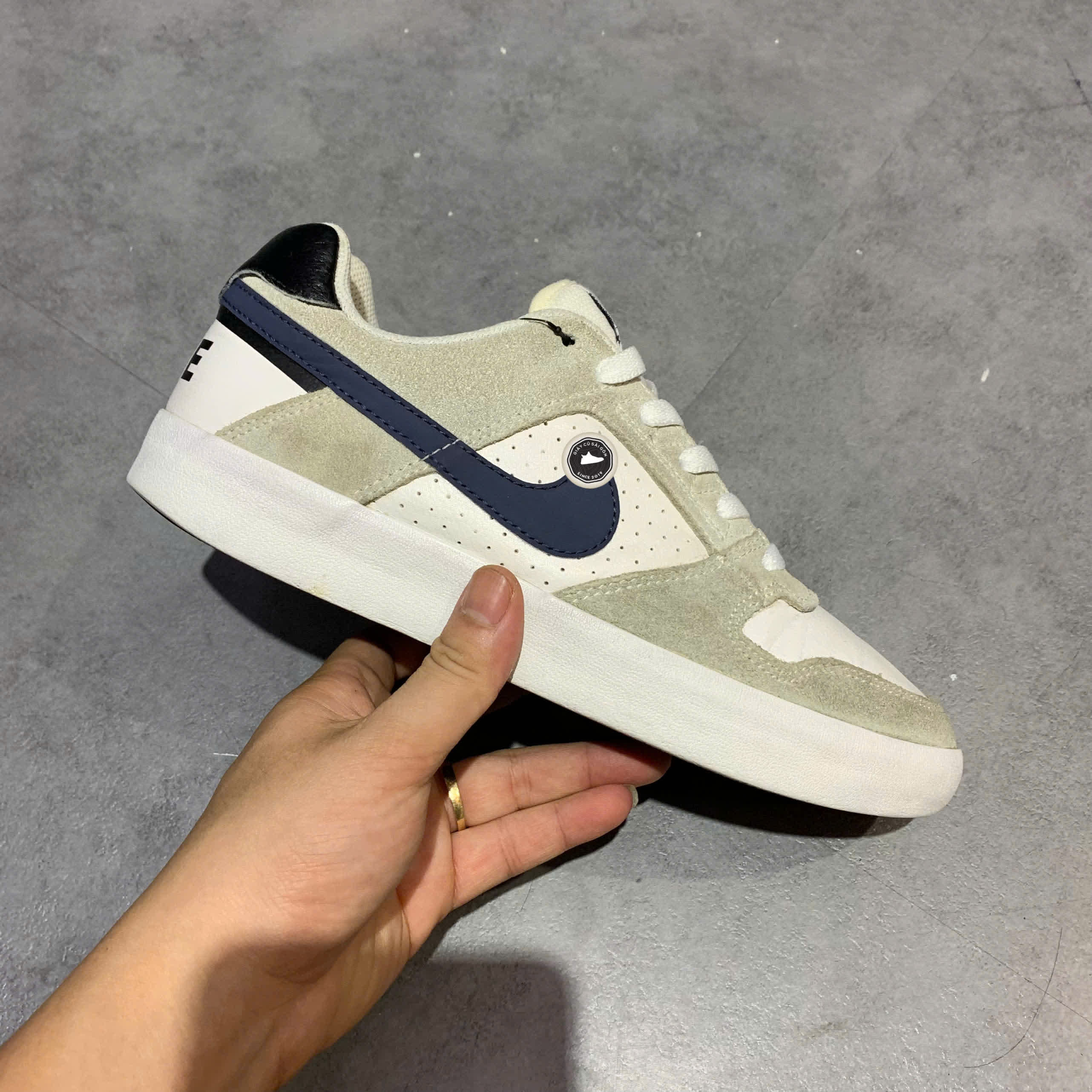 FORCE VULC SB 'WHITE THUNDER BLUE' 942237-100 SIZE 40 – GIÀY 2HANDNIKE DELTA