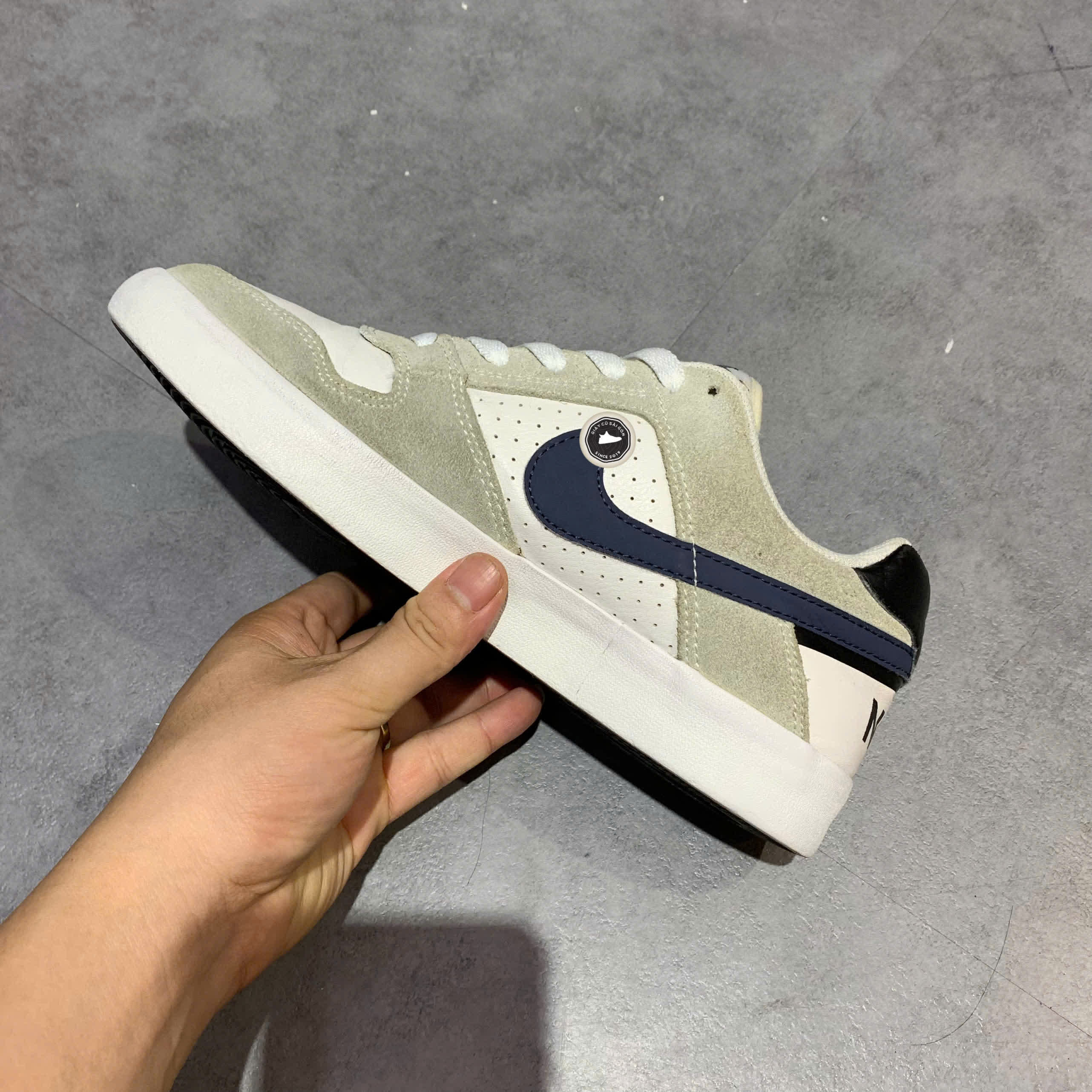 FORCE VULC SB 'WHITE THUNDER BLUE' 942237-100 SIZE 40 – GIÀY 2HANDNIKE DELTA