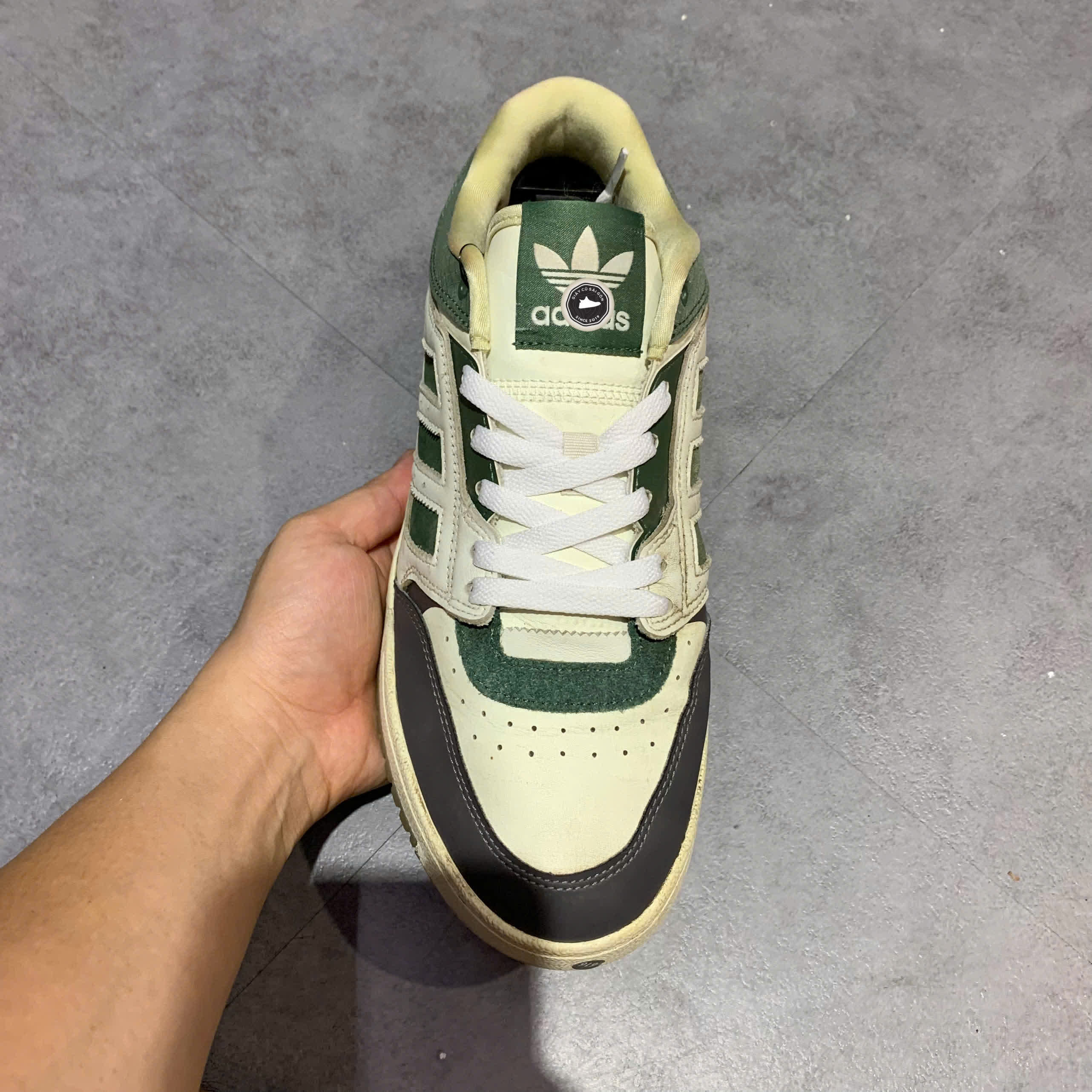 ADIDAS DROP STEP LOW 'WHITE GREEN BLACK' IG6065 SIZE 42 – GIÀY 2HAND CHÍNH HÃNG