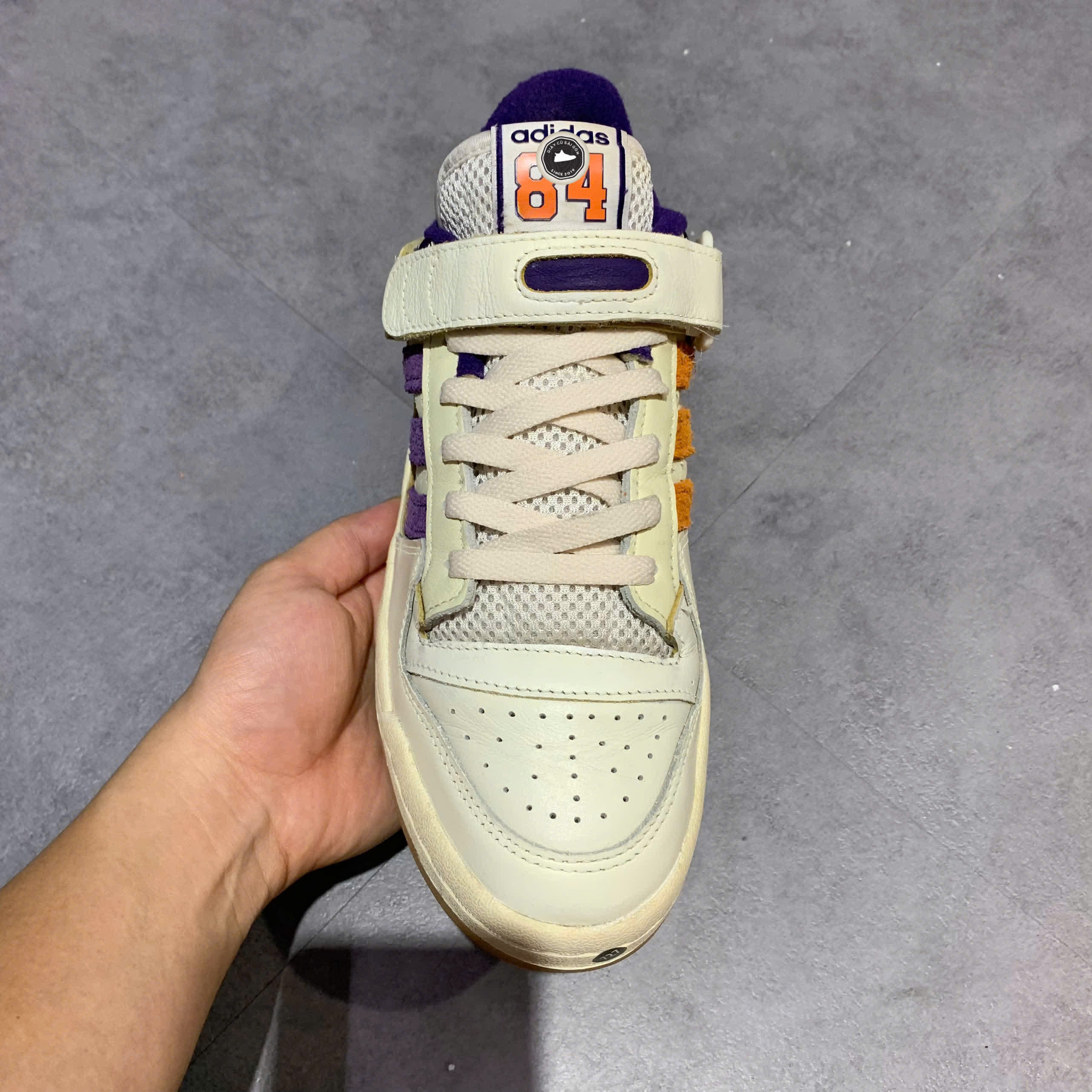 ADIDAS FORUM 84 LOW 'PHOENIX SUNS' GX9049 SIZE 41 1/3 GIÀY 2HAND