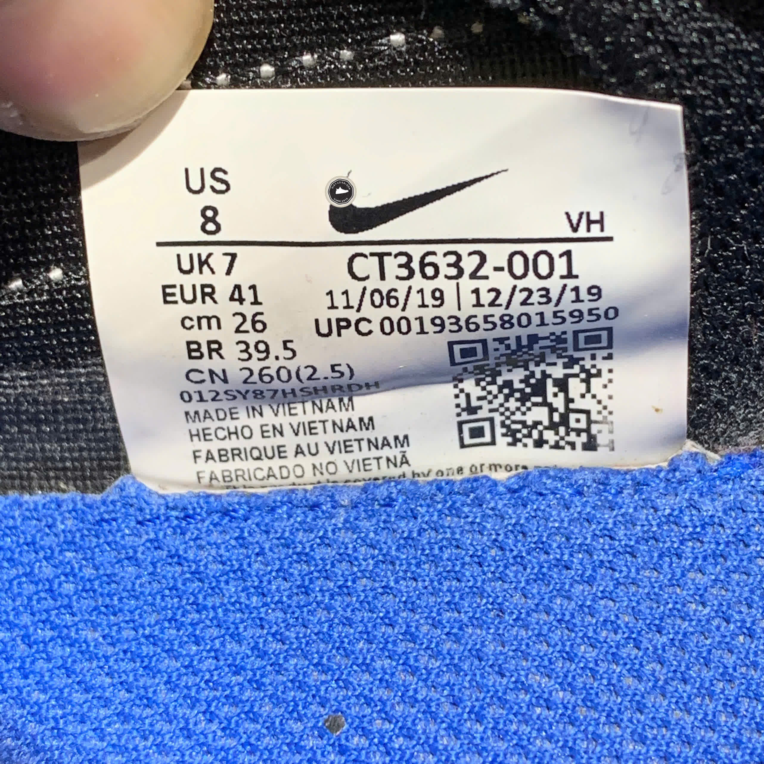 NIKE SB ADVERSARY PREMIUM 'BLACK MULTICOLOR QS' CT3632-001 SIZE 41 GIÀY 2HAND