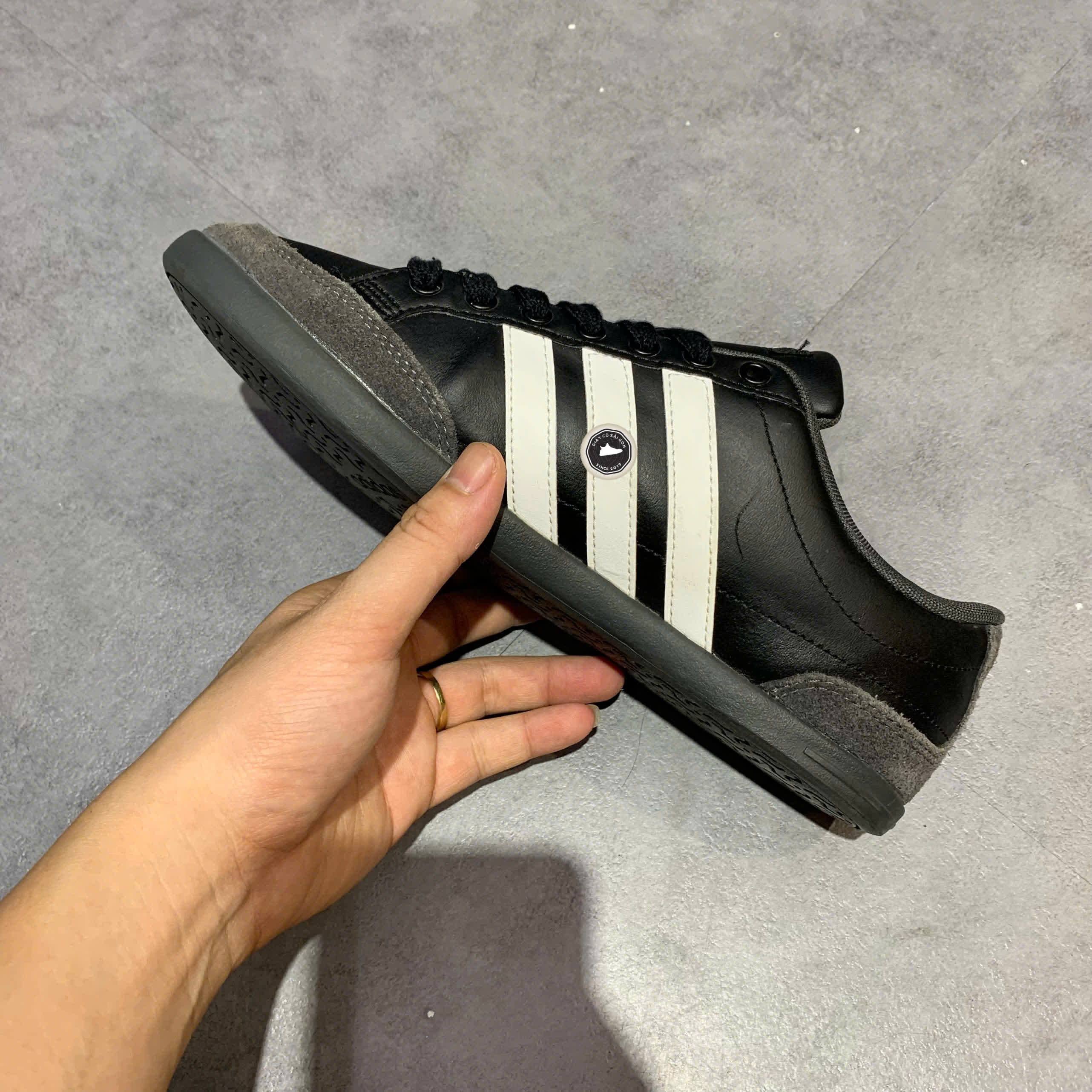 ADIDAS NEO CAFLAIRE 'BLACK/GREY' FV8553 SIZE 41 1/3 – GIÀY 2HAND CHÍNH HÃNG