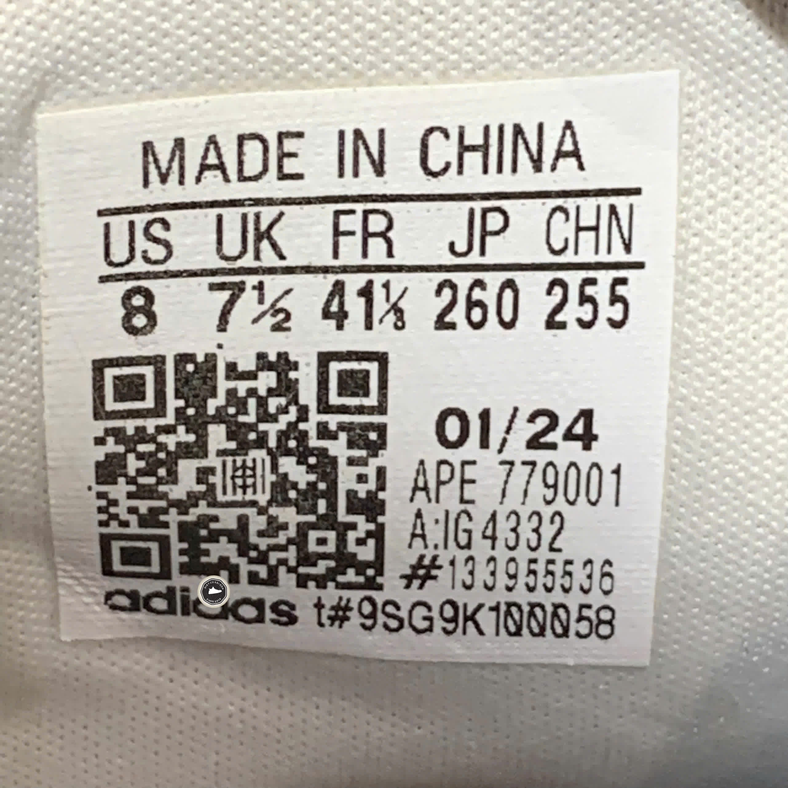 ADIDAS ORIGINALS DROP STEP LOW 2 'WHITE GREY BLACK' IG4332 SIZE 41 1/3 GIÀY 2HAND CHÍNH HÃNG