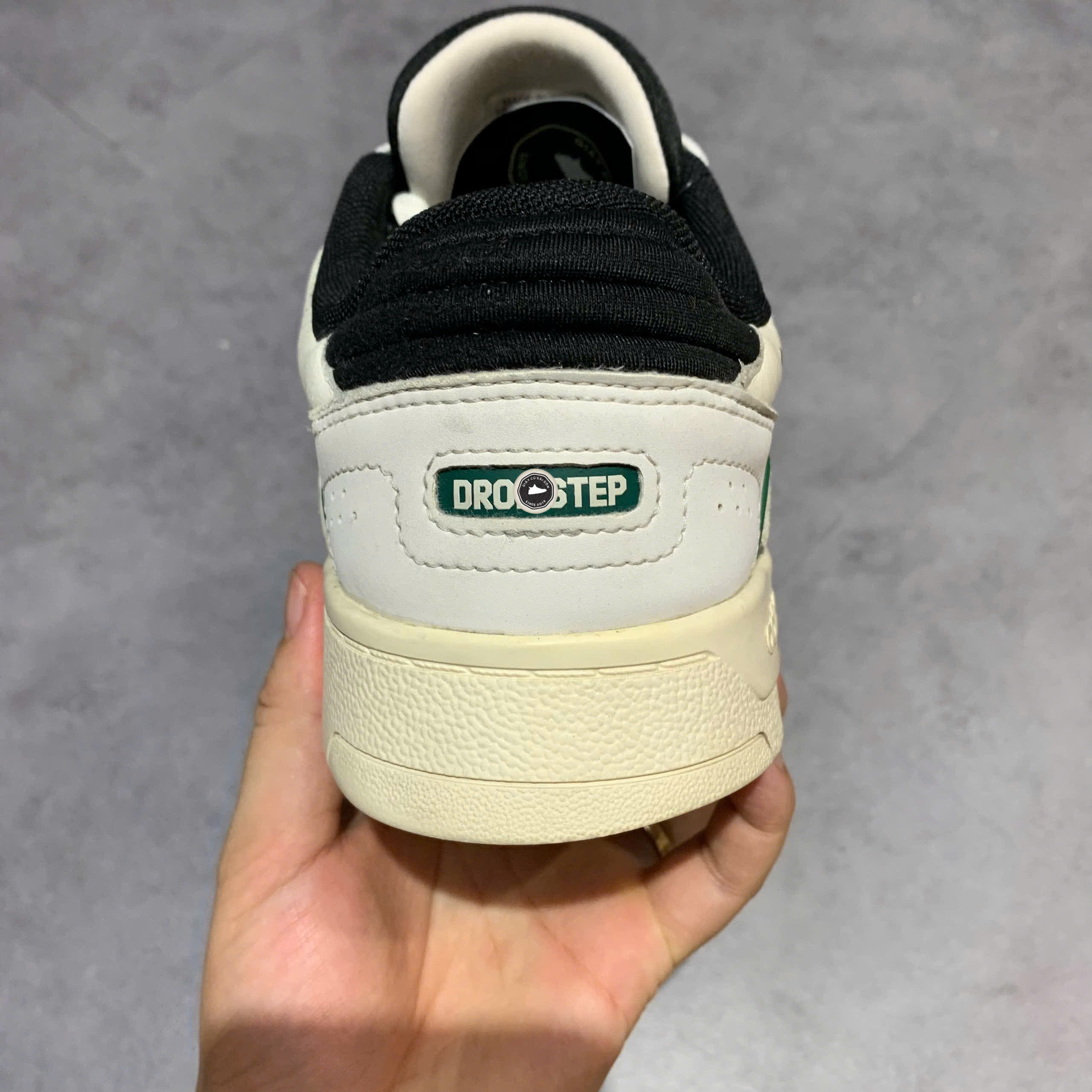 ADIDAS ORIGINALS DROP STEP LOW 2 'WHITE GREY BLACK' IG4332 SIZE 41 1/3 GIÀY 2HAND CHÍNH HÃNG