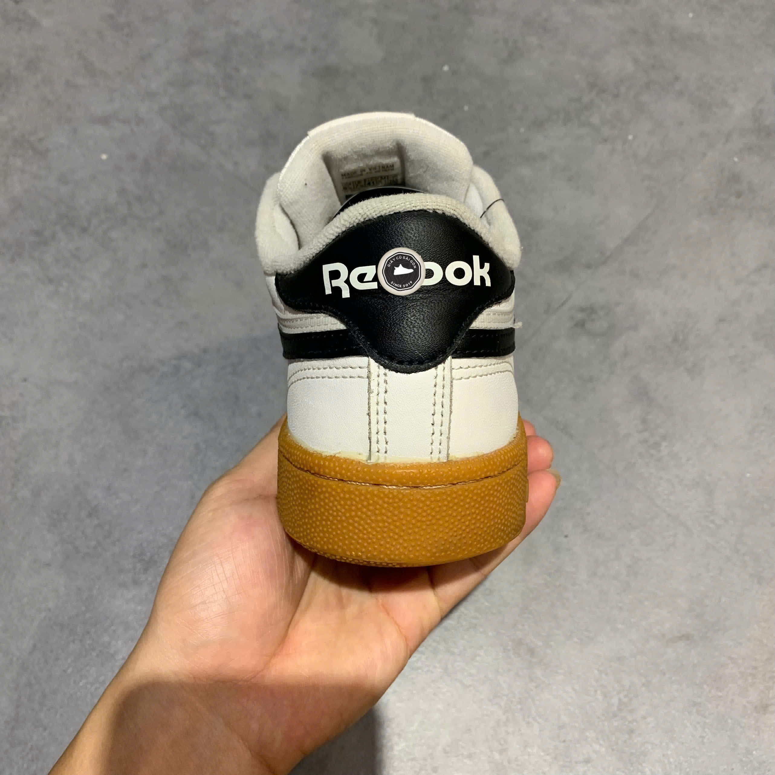 REEBOK CLASSIC NYLON 'LIGHT GREY' 1Y3501 SIZE 41 GIÀY 2HAND