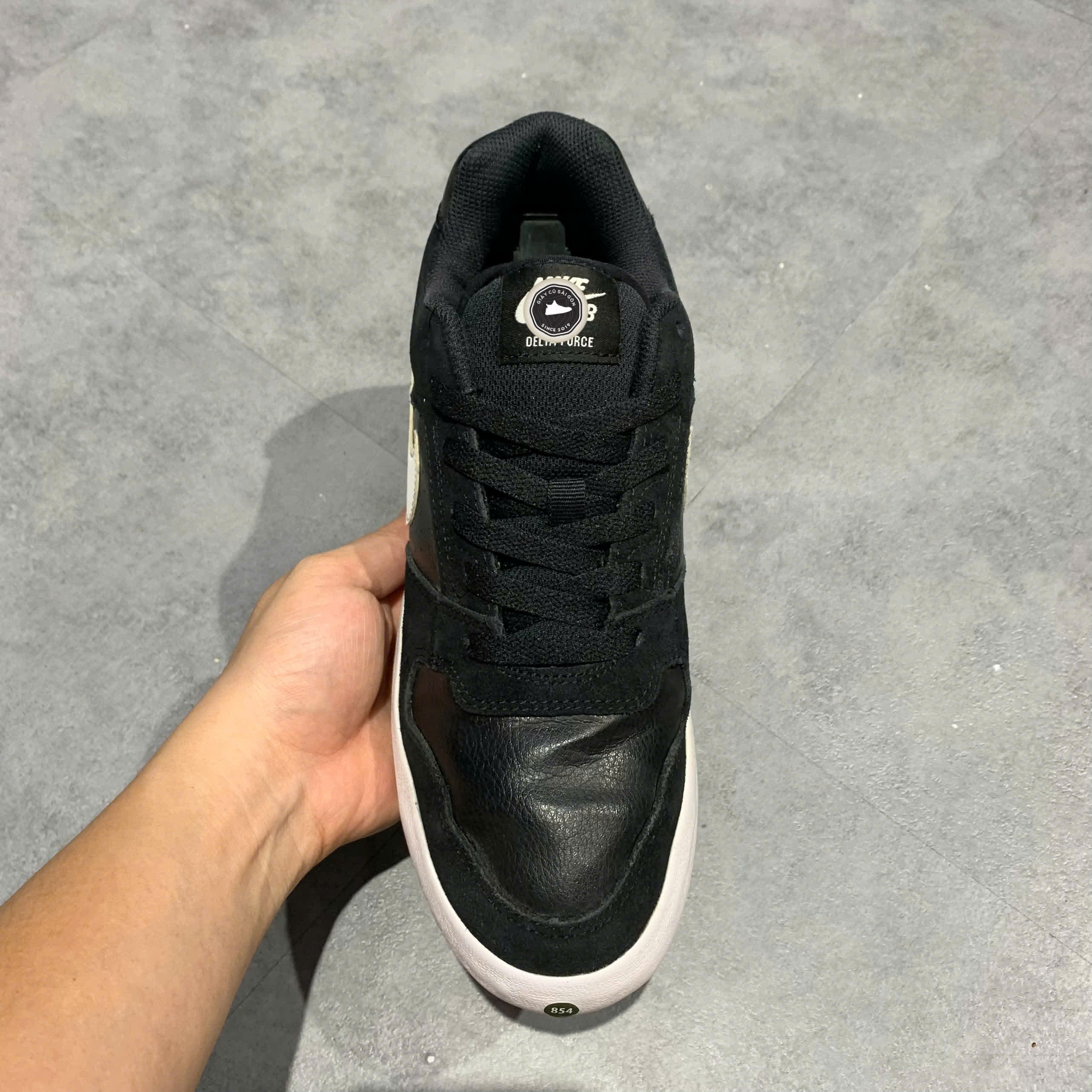 NIKE DELTA FORCE VULC SB BLACK 942237 010 – SIZE 42.5 GIÀY 2HAND CHÍNH HÃNG PVN19389