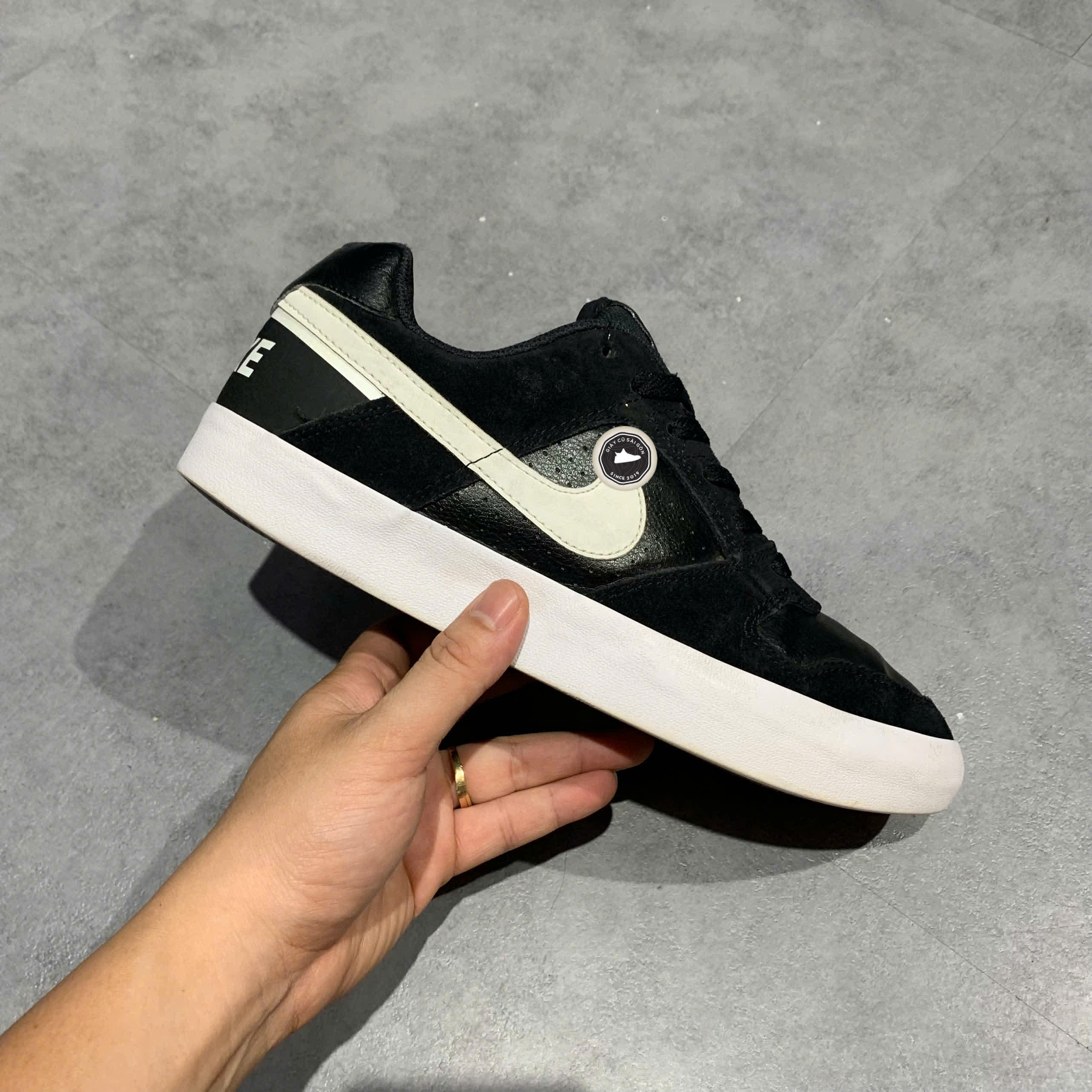 NIKE DELTA FORCE VULC SB BLACK 942237 010 – SIZE 42.5 GIÀY 2HAND CHÍNH HÃNG PVN19389