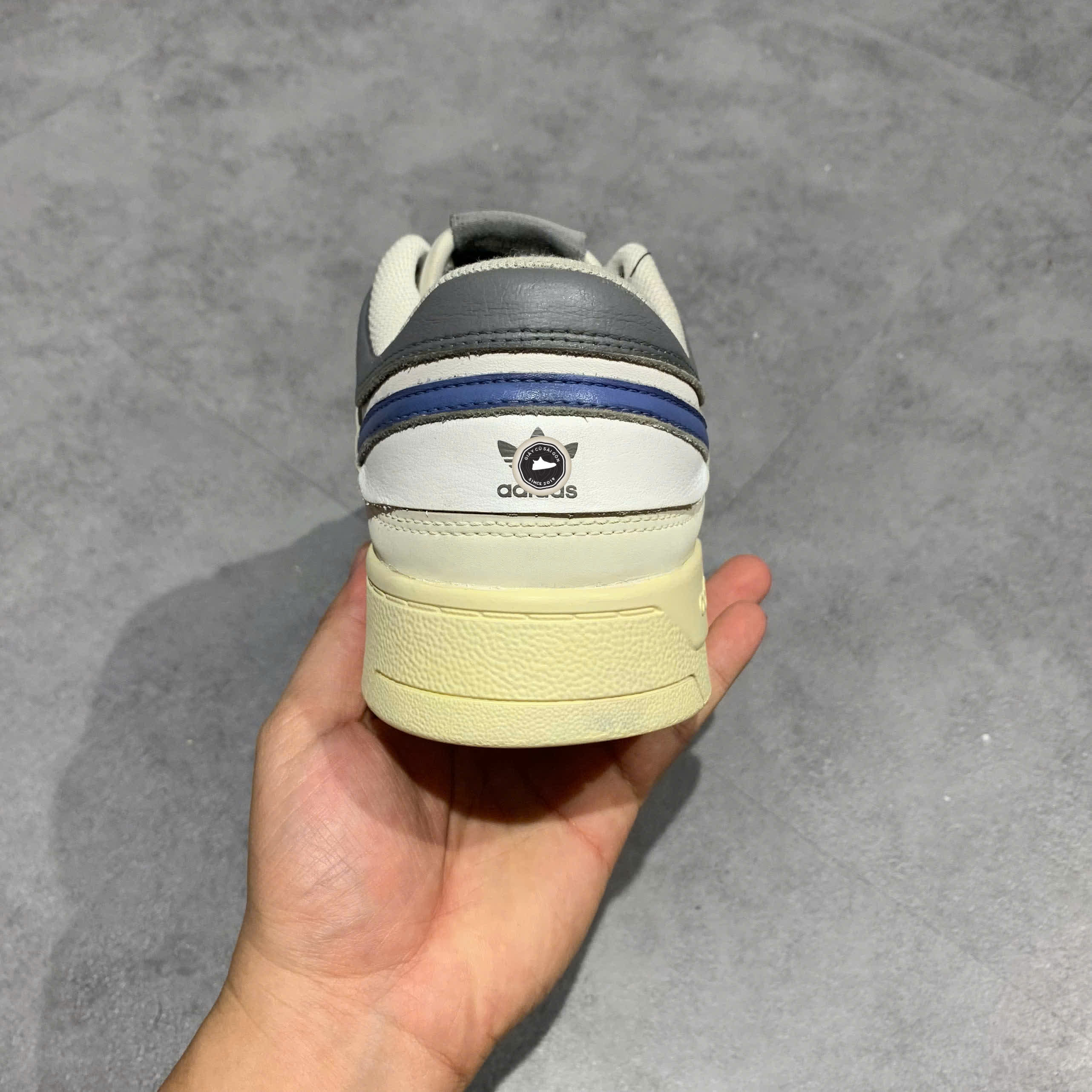 ADIDAS DROP STEP LOW GREY FOUR CREW BLUE IE1910 SIZE 42 2/3 – GIÀY 2HAND CHÍNH HÃNG