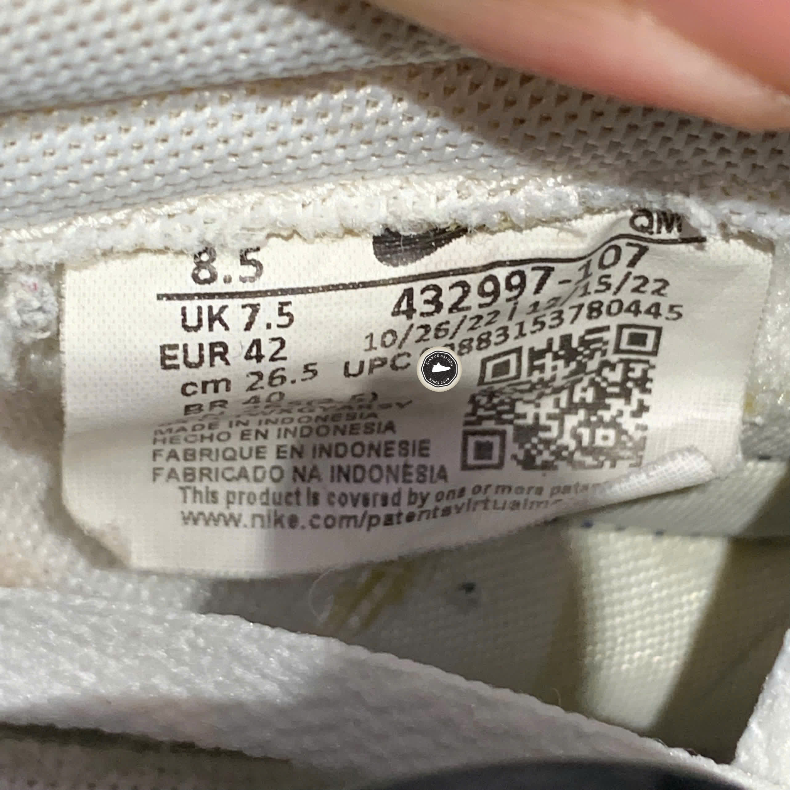 NIKE KILLSHOT 2 SAIL MIDNIGHT NAVY GUM 432997 107 – GIÀY 2HAND CHÍNH HÃNG PVN19285
