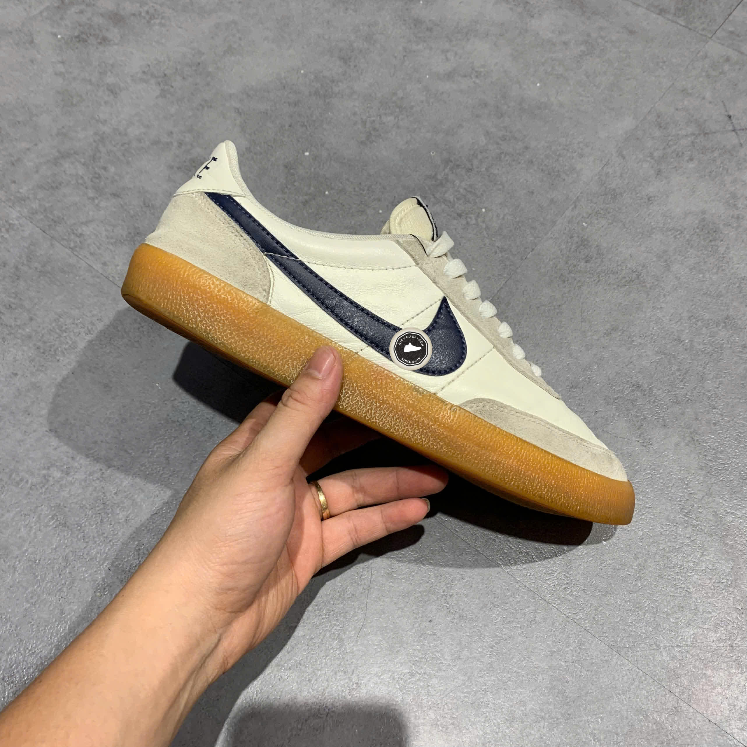 NIKE KILLSHOT 2 SAIL MIDNIGHT NAVY GUM 432997 107 – GIÀY 2HAND CHÍNH HÃNG PVN19285