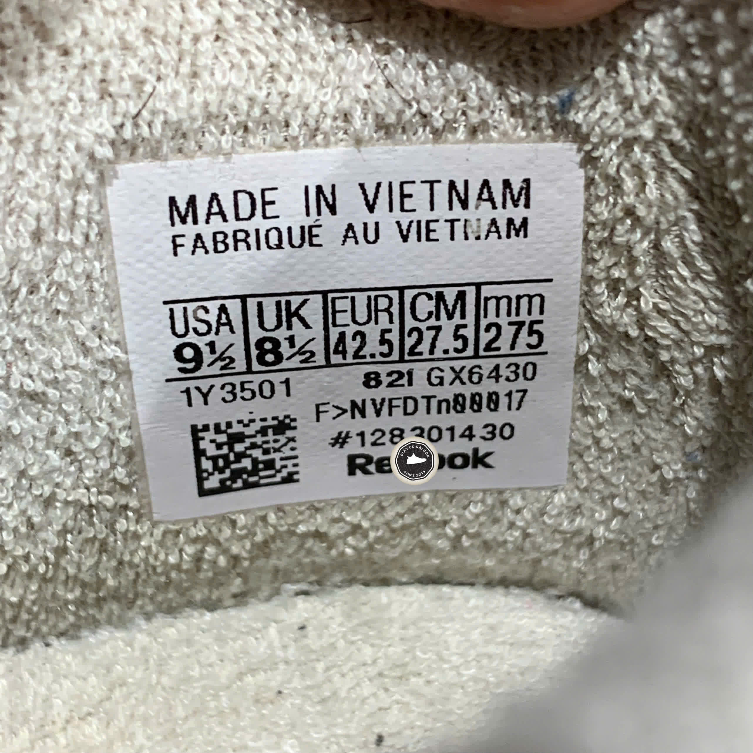 REEBOK CLASSIC NYLON “LIGHT GREY” 1Y3501 – GIÀY 2HAND CHÍNH HÃNG PVN19425