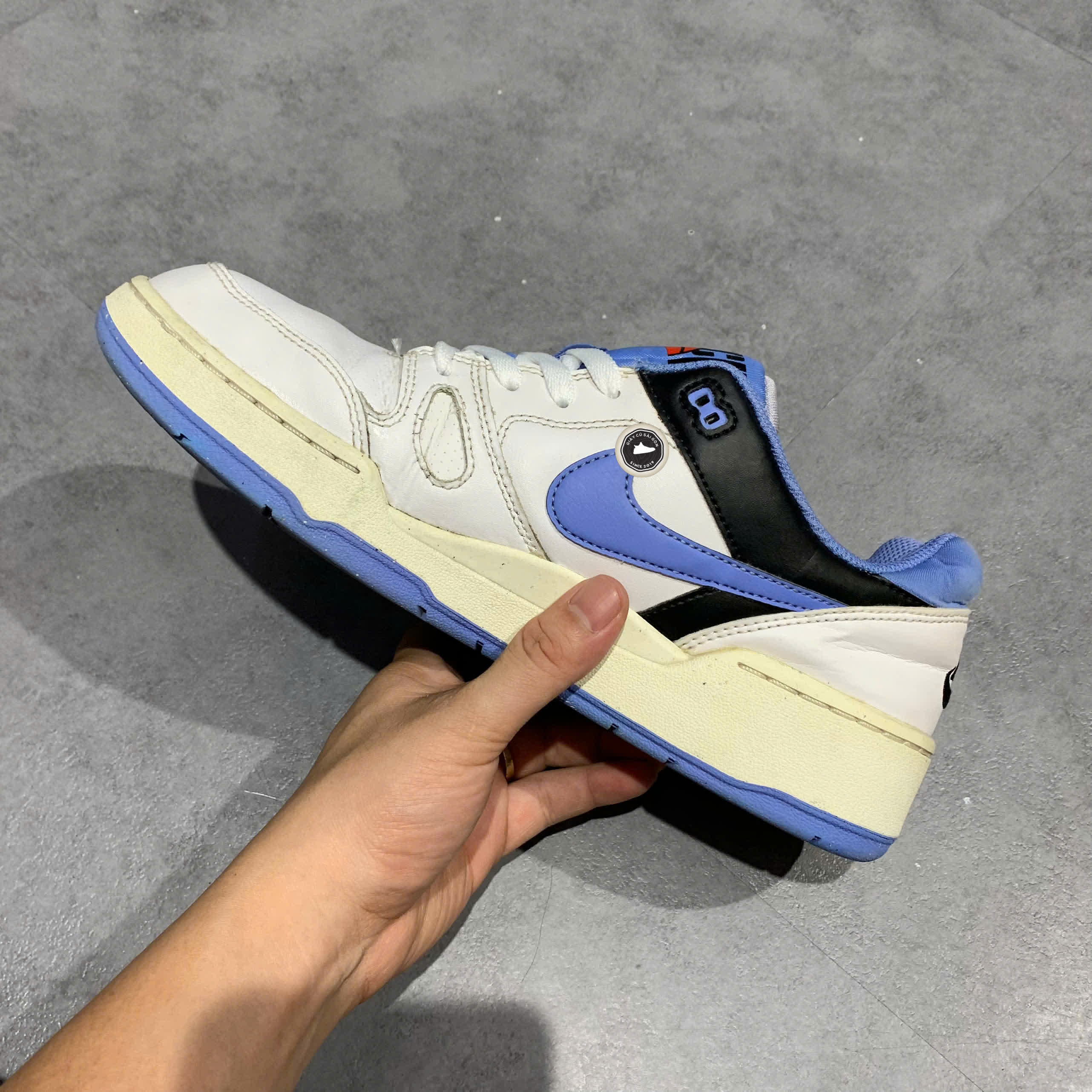 NIKE FULL FORCE LOW ‘POLAR BLUE’ FB1362-100 – SIZE 43 – GIÀY 2HAND