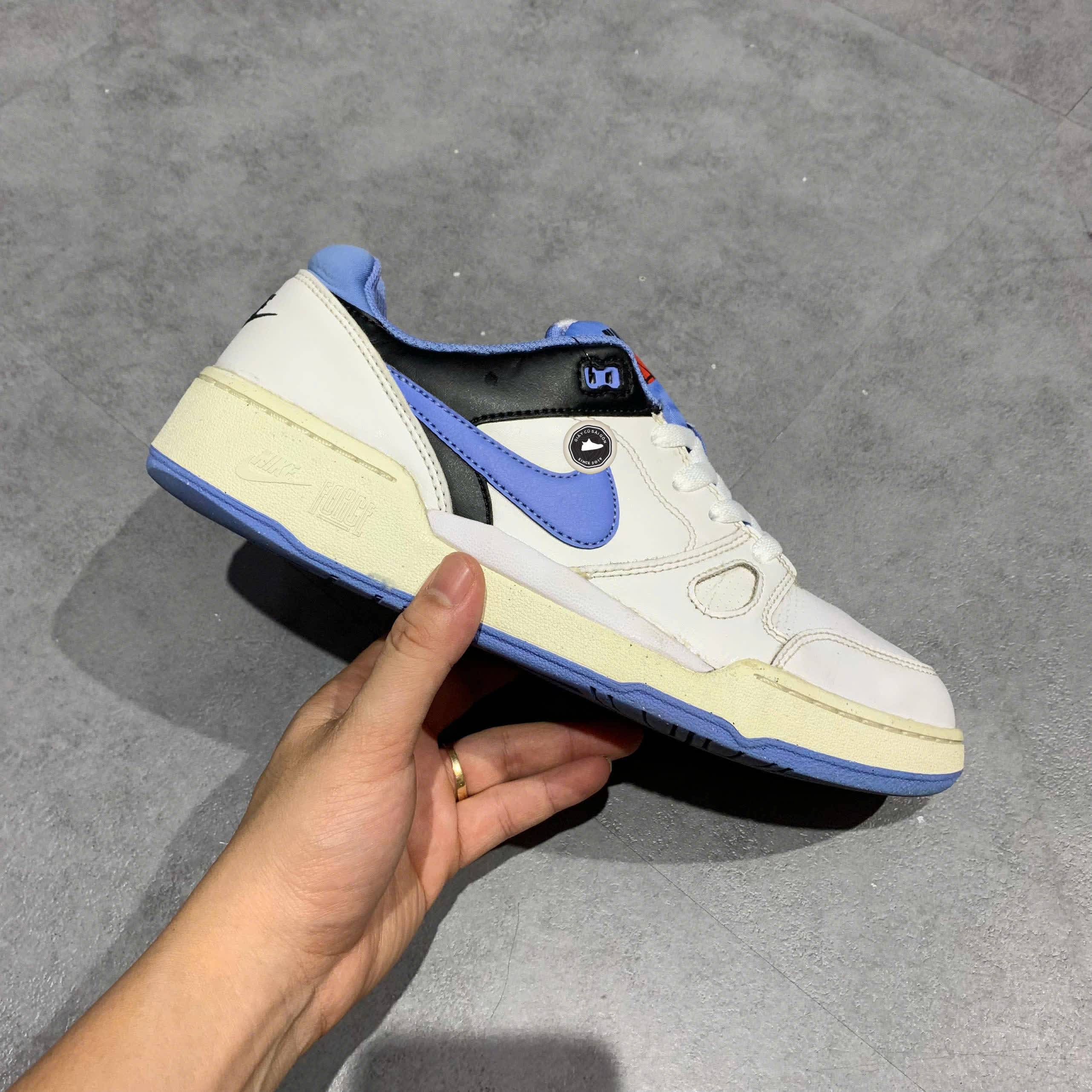 NIKE FULL FORCE LOW ‘POLAR BLUE’ FB1362-100 – SIZE 43 – GIÀY 2HAND