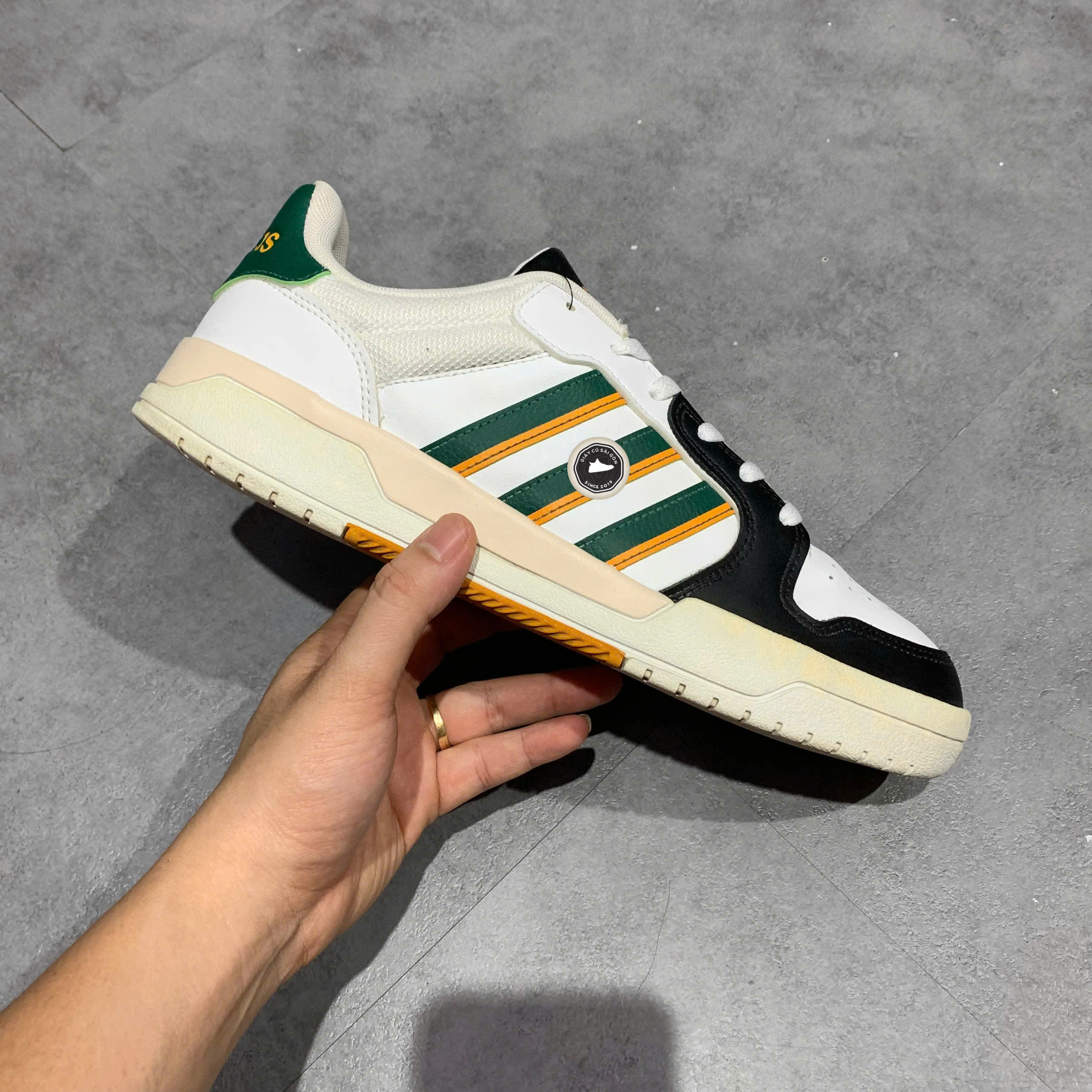 ADIDAS NEO CLOUDFOAM HWD – 1Y4001 – SIZE 44 2/3 – GIÀY 2HAND CHÍNH HÃNG