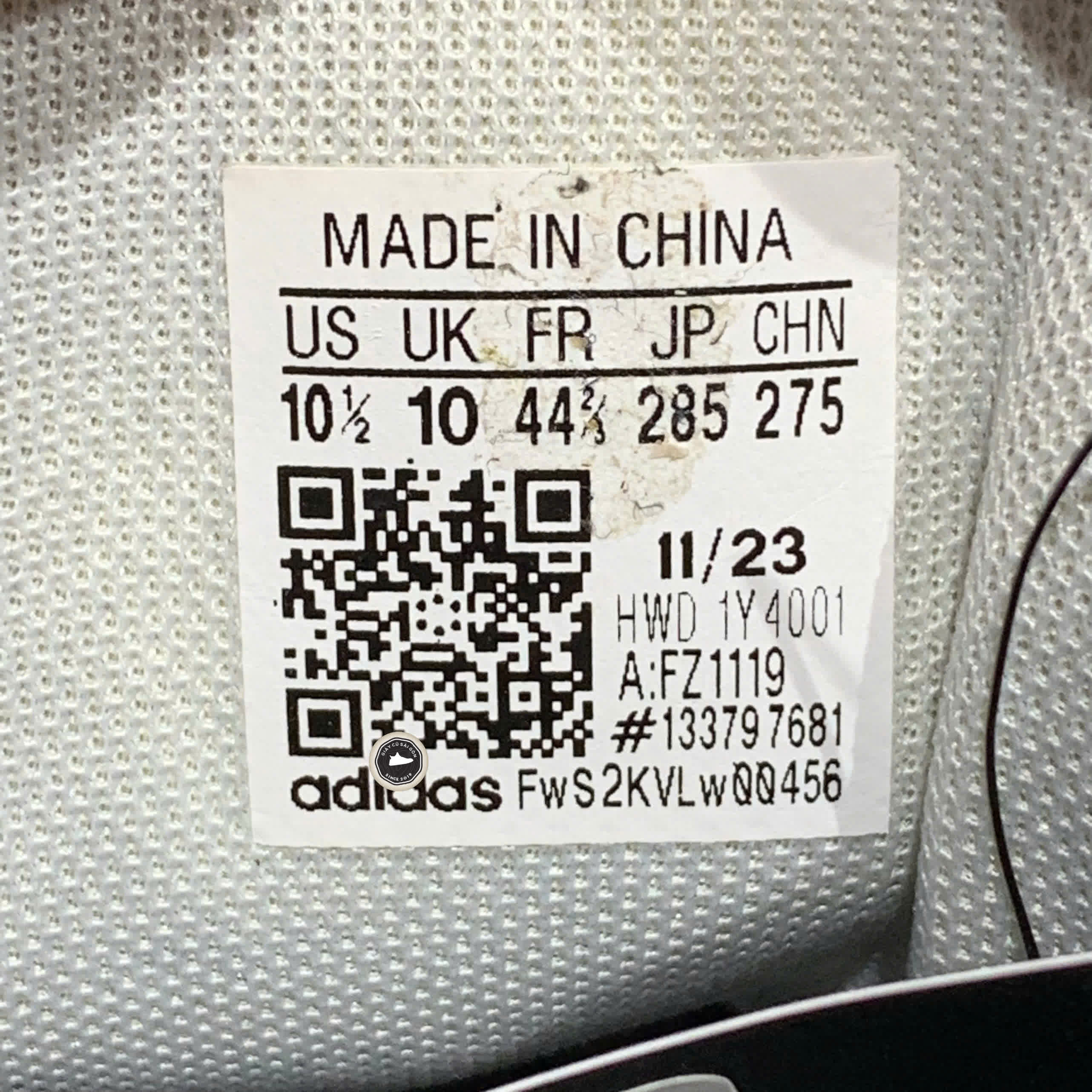 ADIDAS NEO CLOUDFOAM HWD 1Y4001 – SIZE 44 2/3 – GIÀY 2HAND