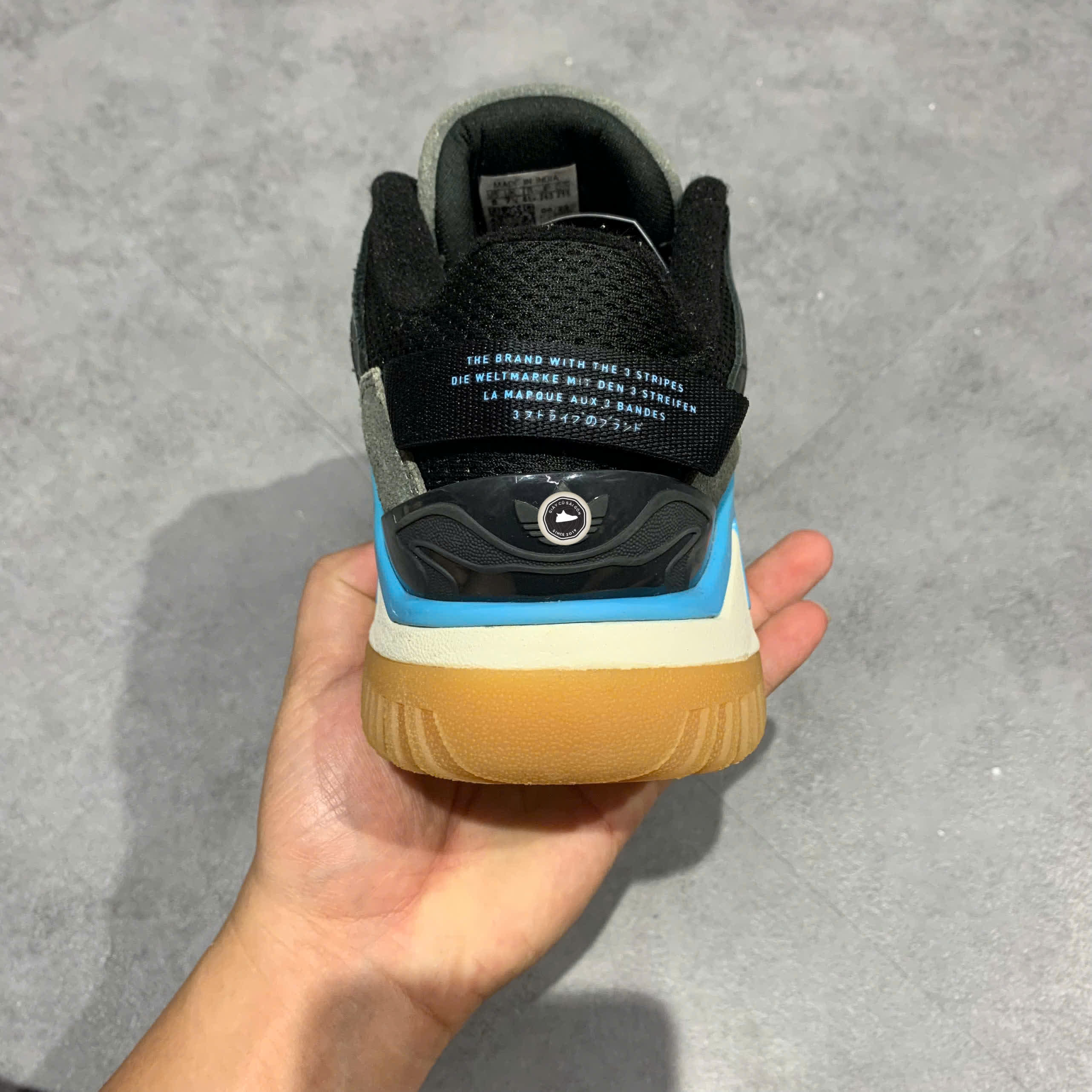 ADIDAS NITEBALL 2.0 'BLACK/GUM' – GZ3627 – SIZE 41 1/3 GIÀY 2HAND CHÍNH HÃNG [PVN19249]