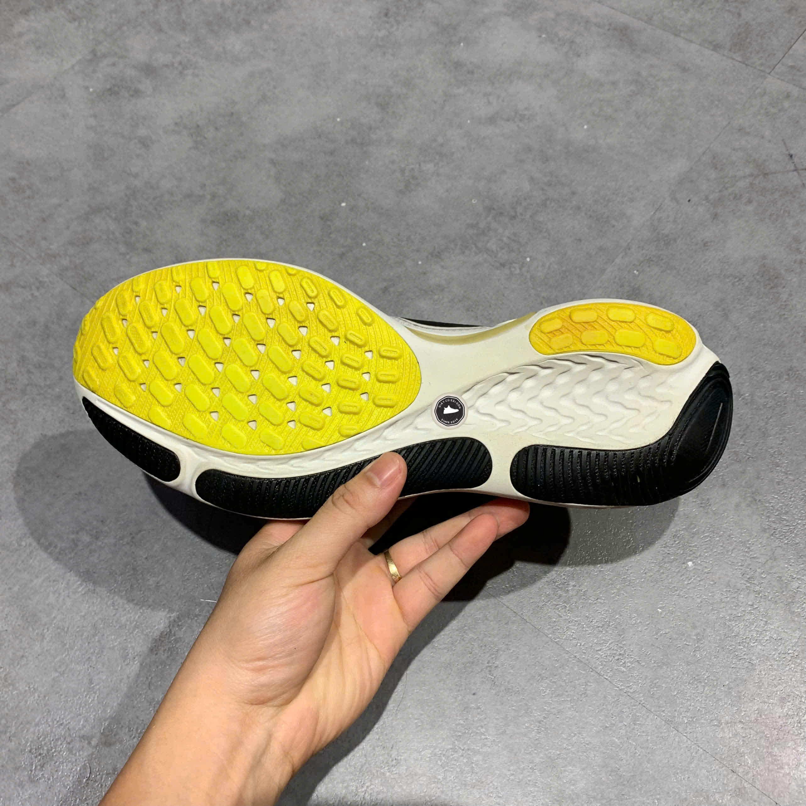 NIKE REACT MILER 'GREY FOG VOLT' CW1777‑005 GIÀY 2HAND CHÍNH HÃNG [PVN19390]