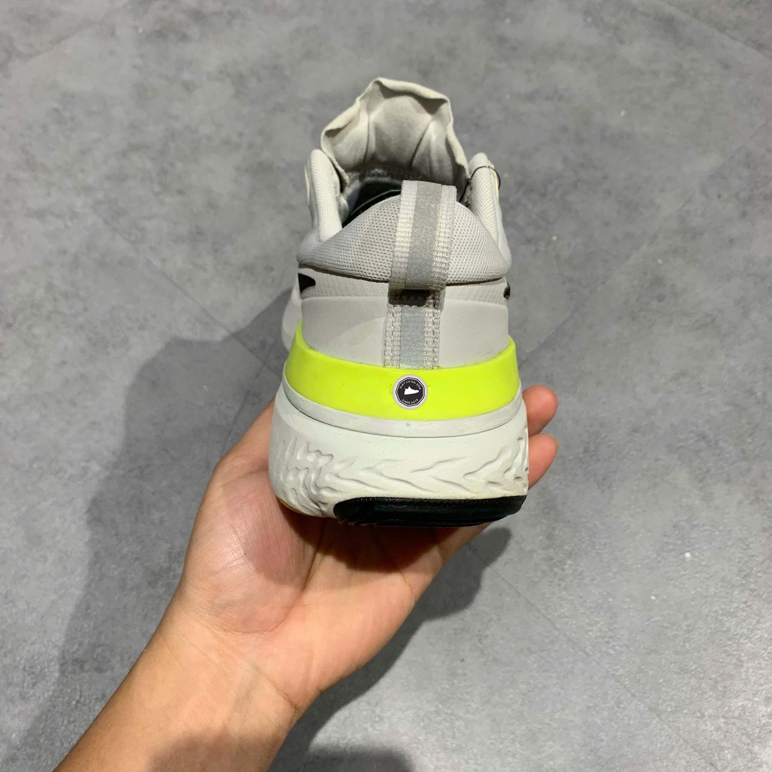 NIKE REACT MILER 'GREY FOG VOLT' CW1777‑005 GIÀY 2HAND CHÍNH HÃNG [PVN19390]